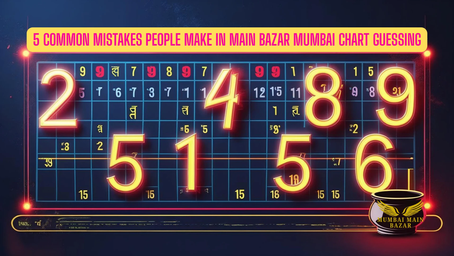 5 Mistakes to Avoid in Main Bazar Mumbai Chart Play