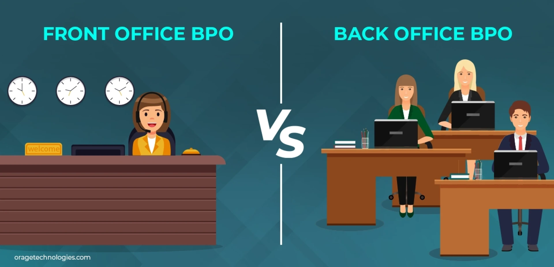 Front Office vs Back Office BPO: A Key Difference