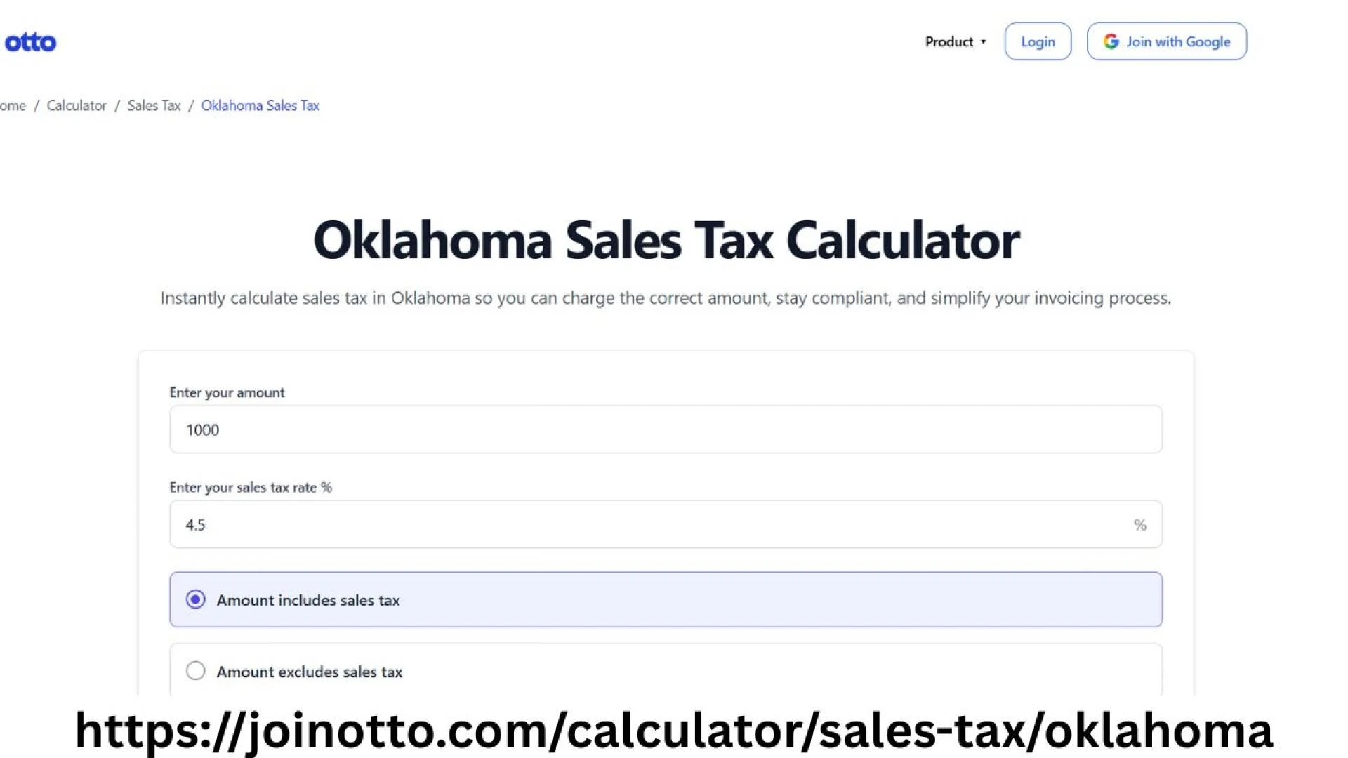 Calculate Taxes Easily with the Oklahoma Sales Tax Calculator