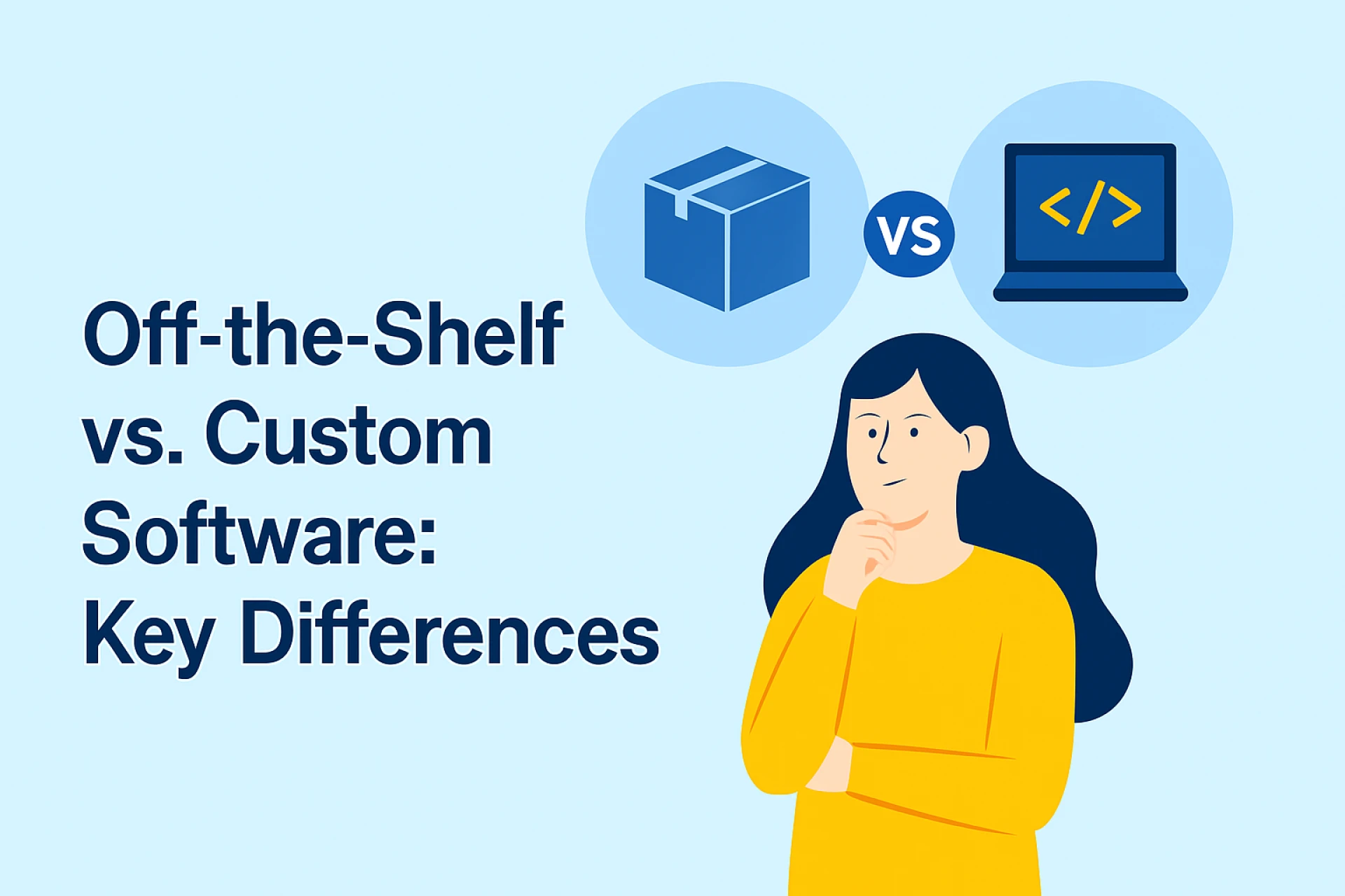 Off-the-Shelf vs Custom Software: Pros, Cons & Examples