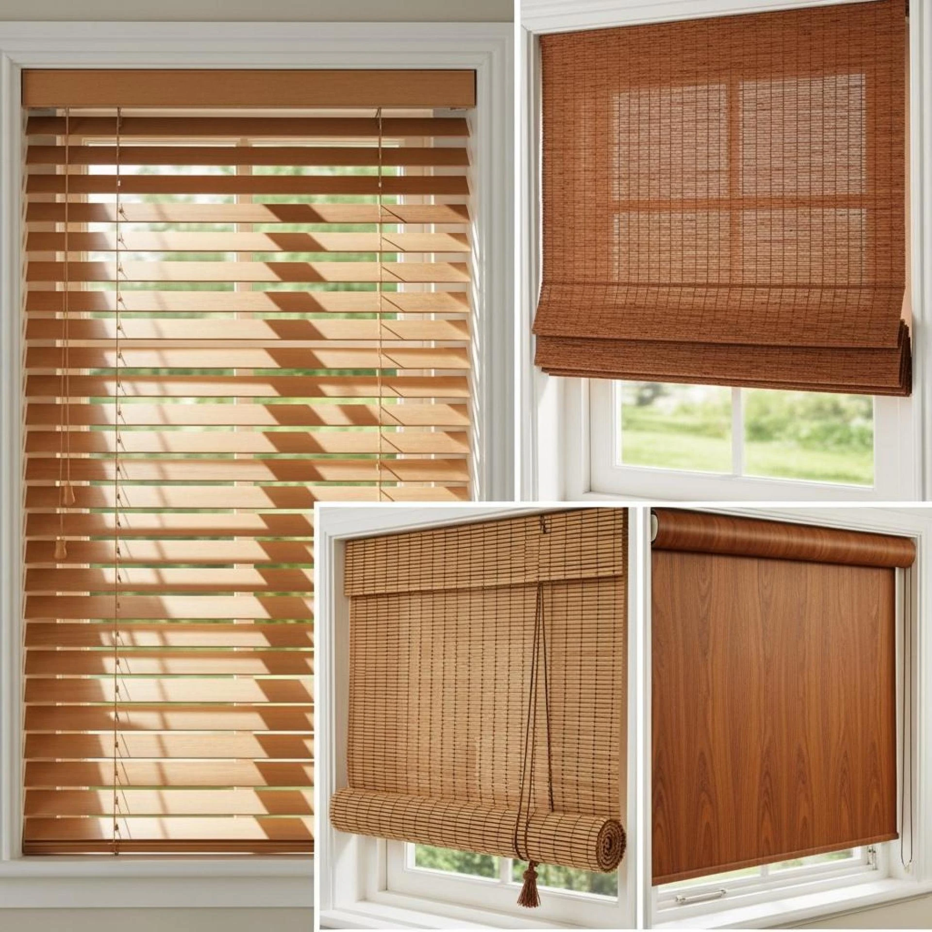 Premium Wood Window Blinds & Shades | Elegant Light Control for Every Room