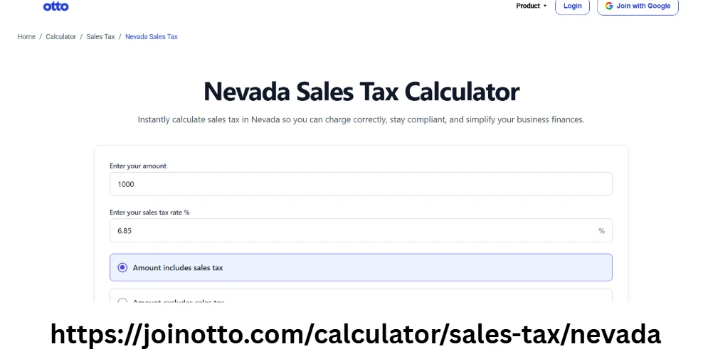 Nevada Sales Tax Calculator for Businesses and Entrepreneurs