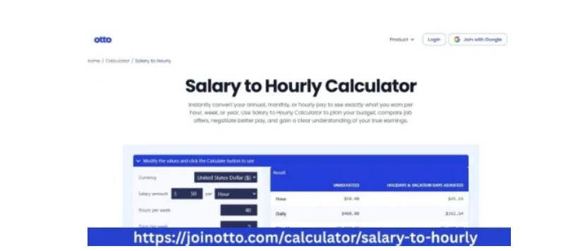 Salary to Hourly Calculator for Accurate Income Estimation