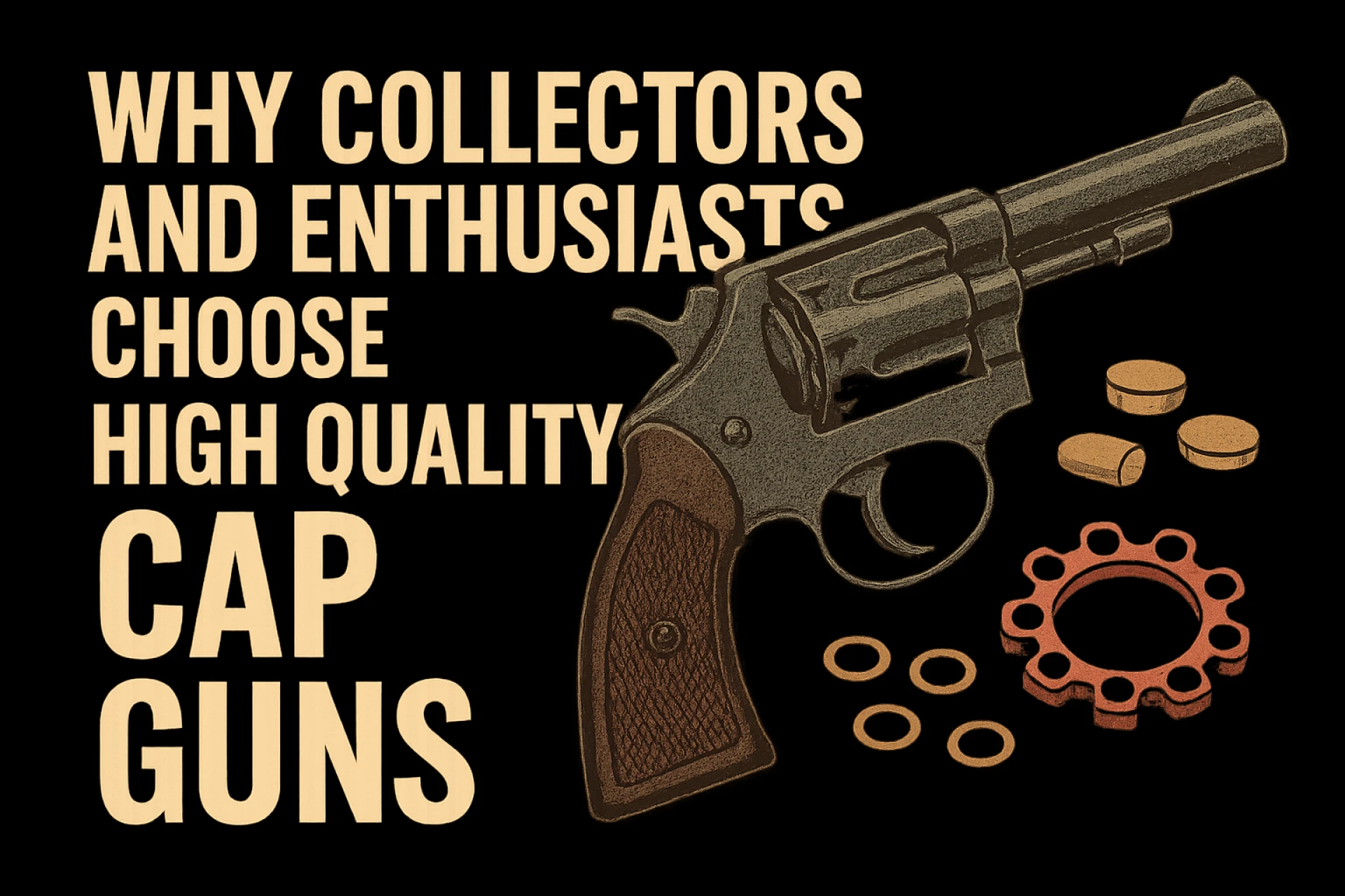 Why Collectors and Enthusiasts Choose High Quality Cap Guns?