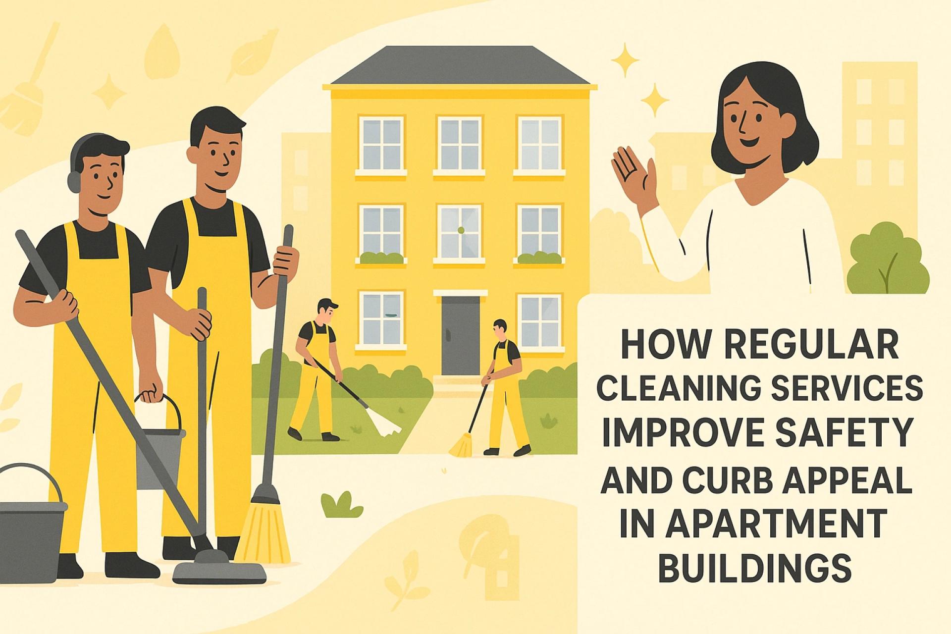 How Regular Cleaning Services Improve Safety and Curb Appeal in Apartment Buildings