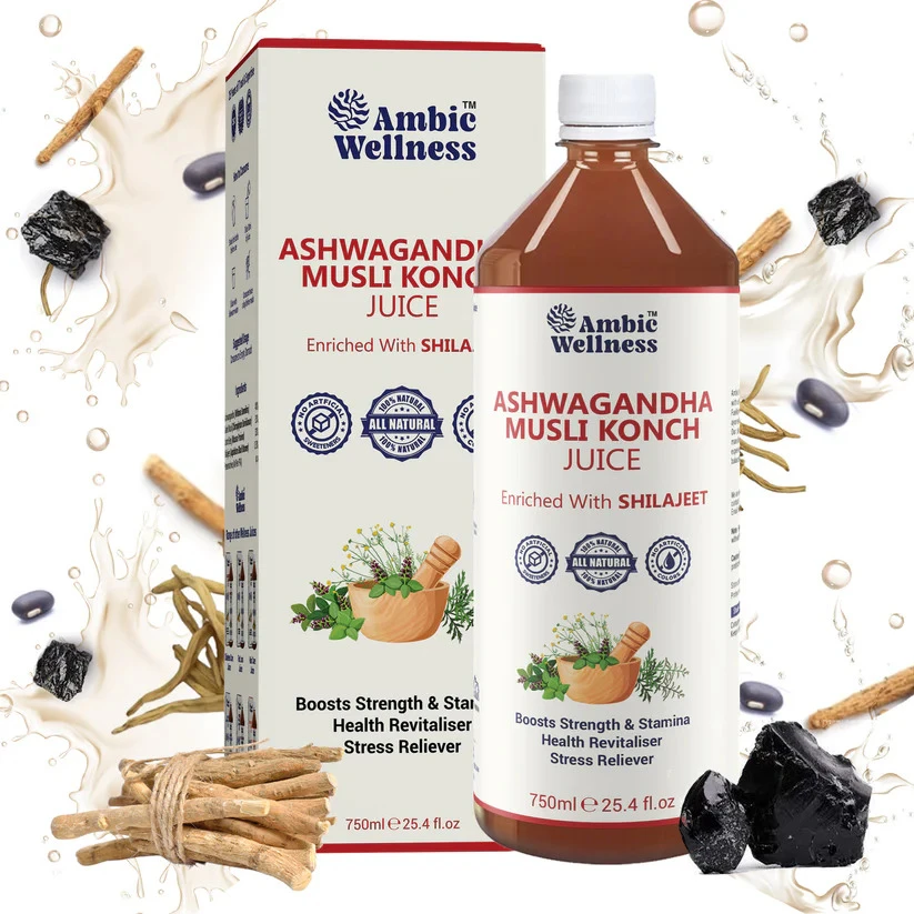 Unlocking the Power of Ayurvedic Wellness: Ashwagandha Shilajit Juice & Neem Jamun Karela Juice