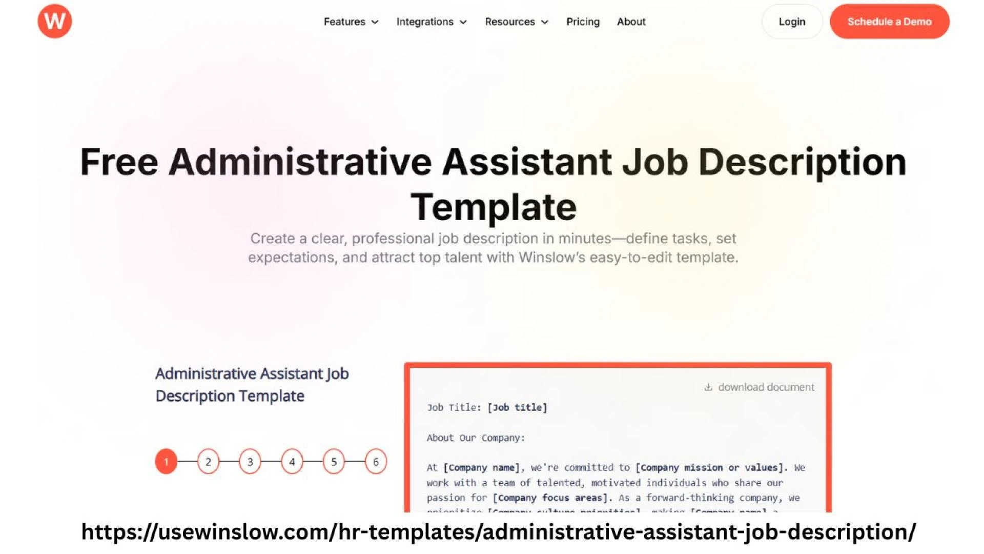 Administrative Assistant Job Description for Organized Workflows