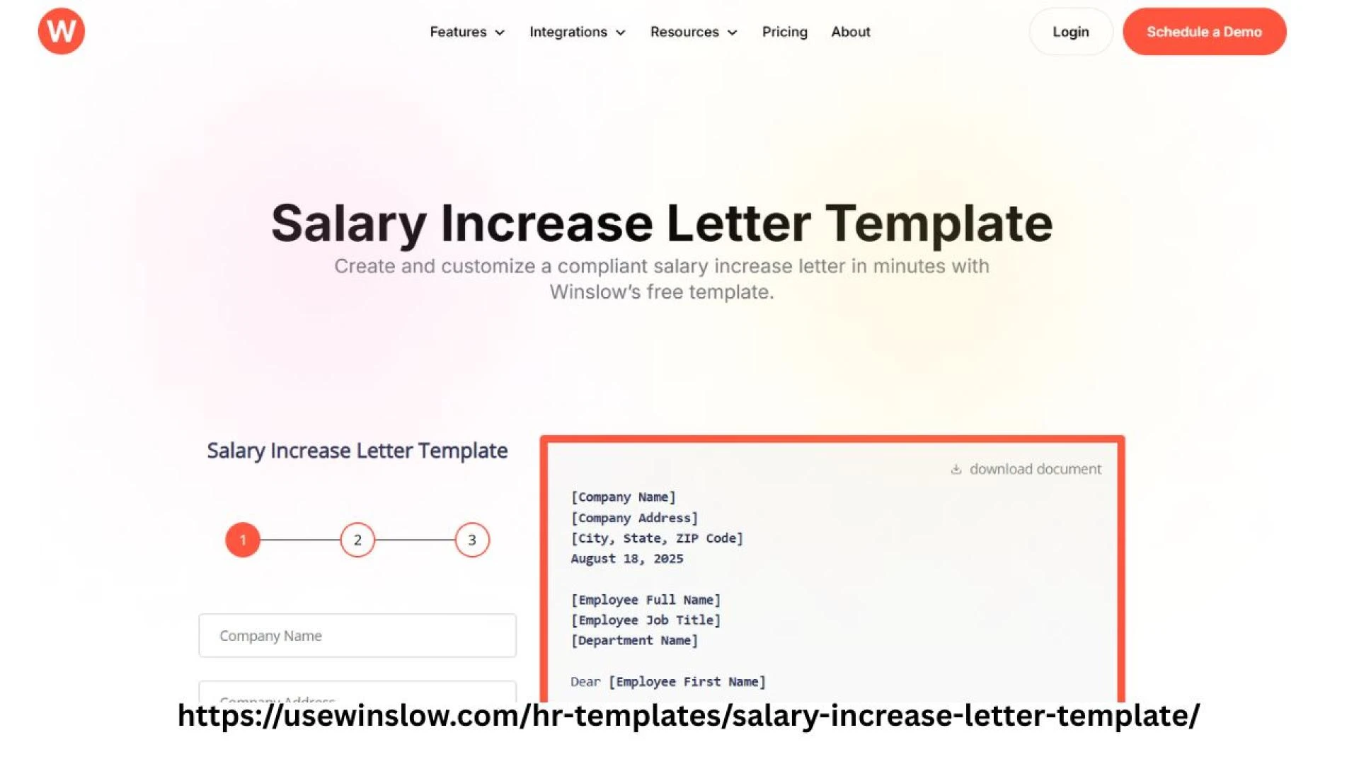 Salary Increase Letter Template for HR and Company Leaders