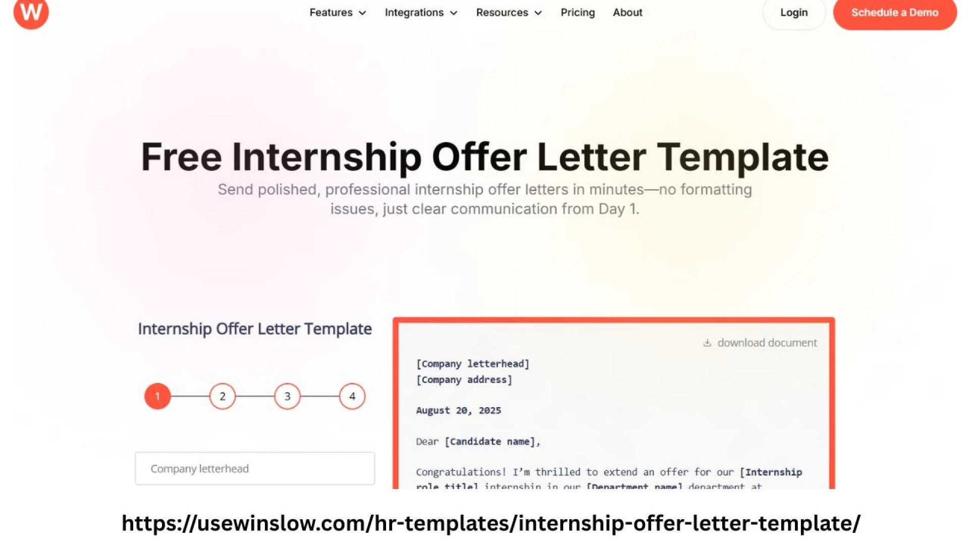 Efficiently Draft an Internship Offer Letter Template for HR