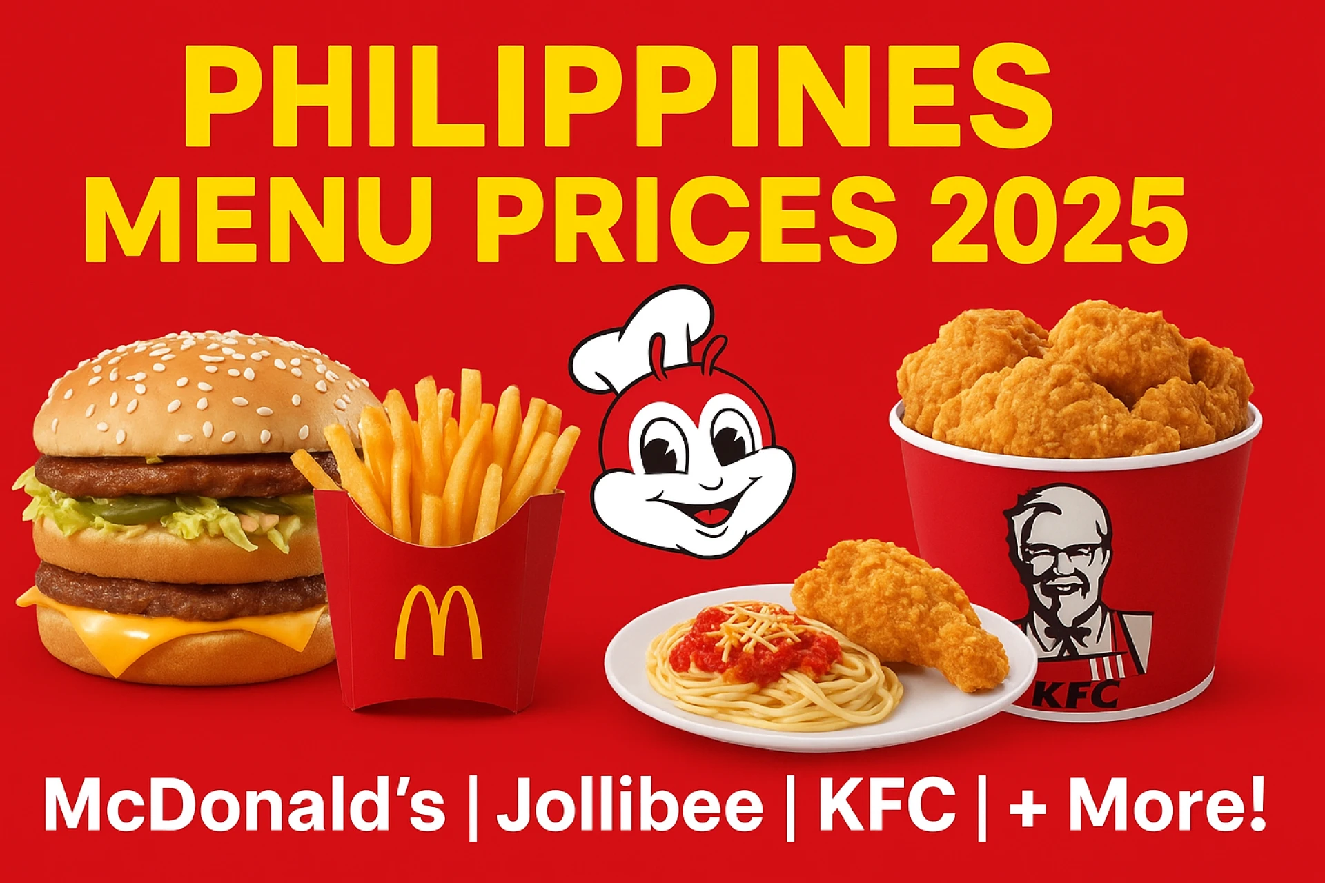 McDonald’s Menu Prices Philippines 2025