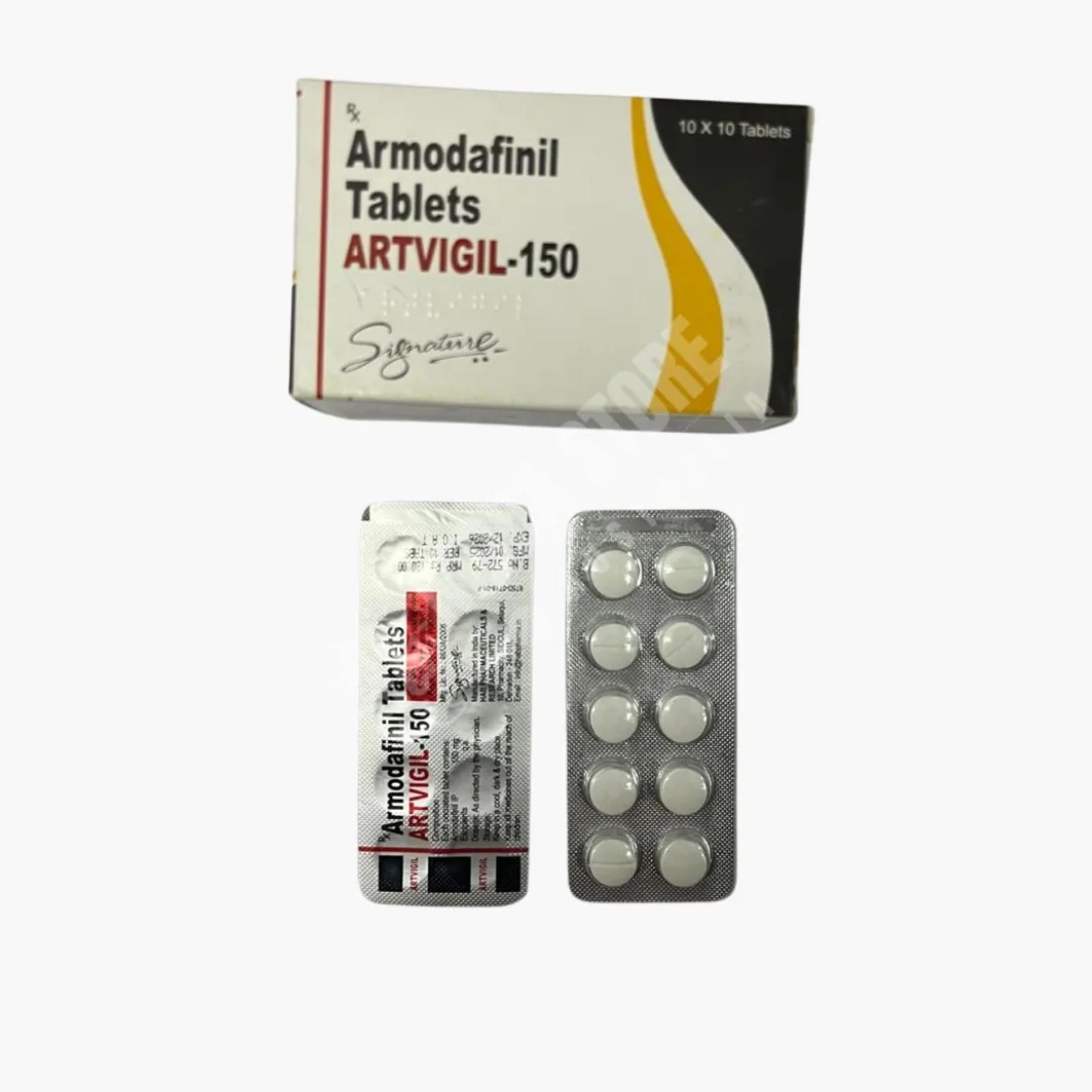 Artvigil 150 mg: Comprehensive Guide to Armodafinil Tablets for Wakefulness, Focus, and Productivity