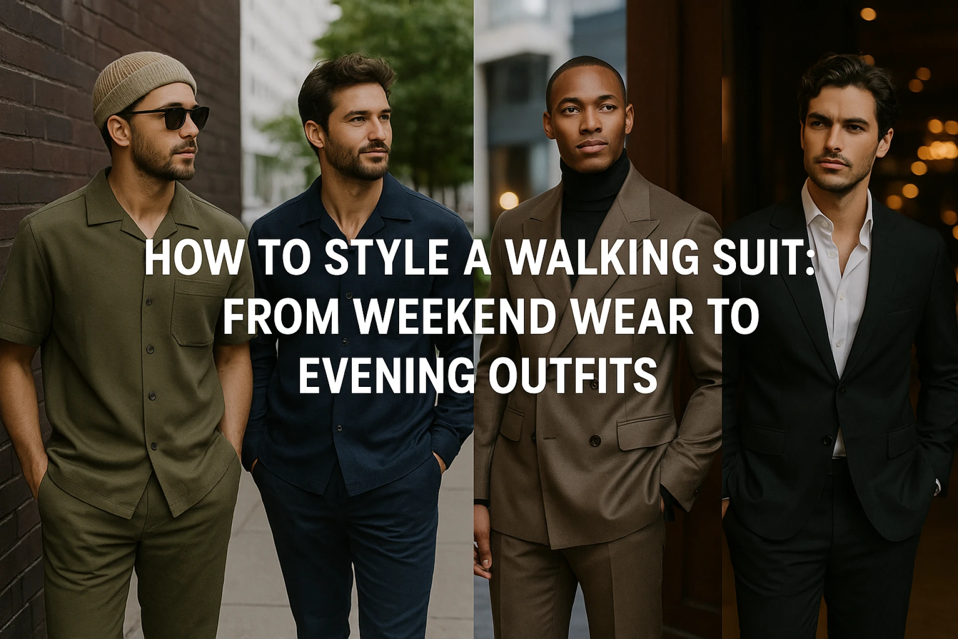 How to Style a Walking Suit: From Weekend Wear to Evening Outfits