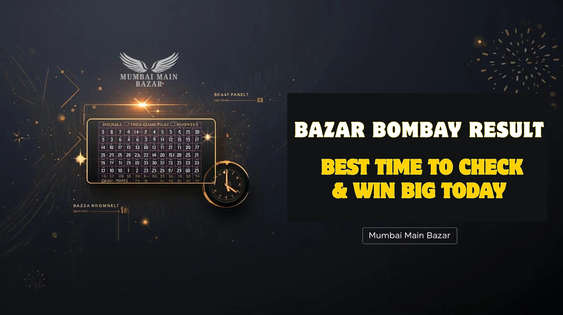 Bazar Bombay Result: Best Time to Check & Win Big Today