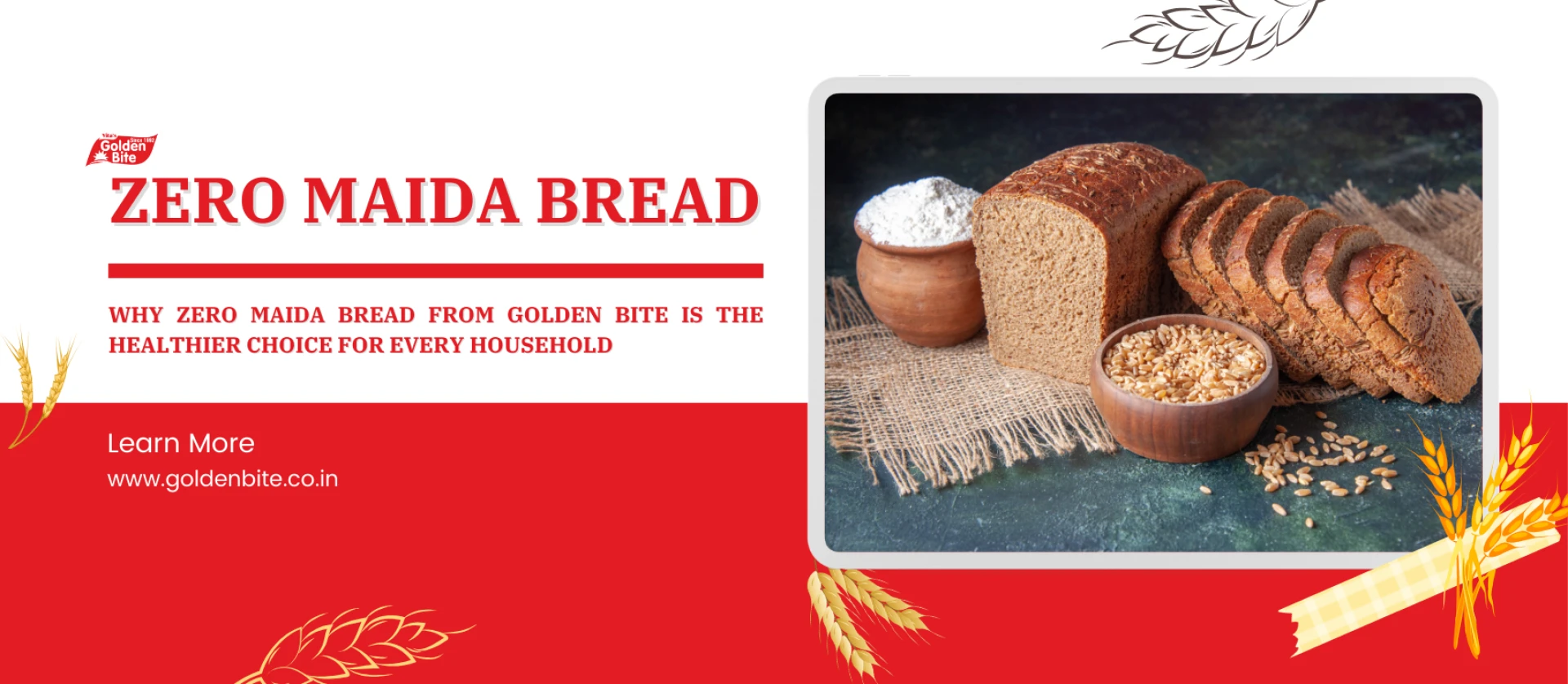Why Golden Bite Zero Maida Bread is the Healthiest Option