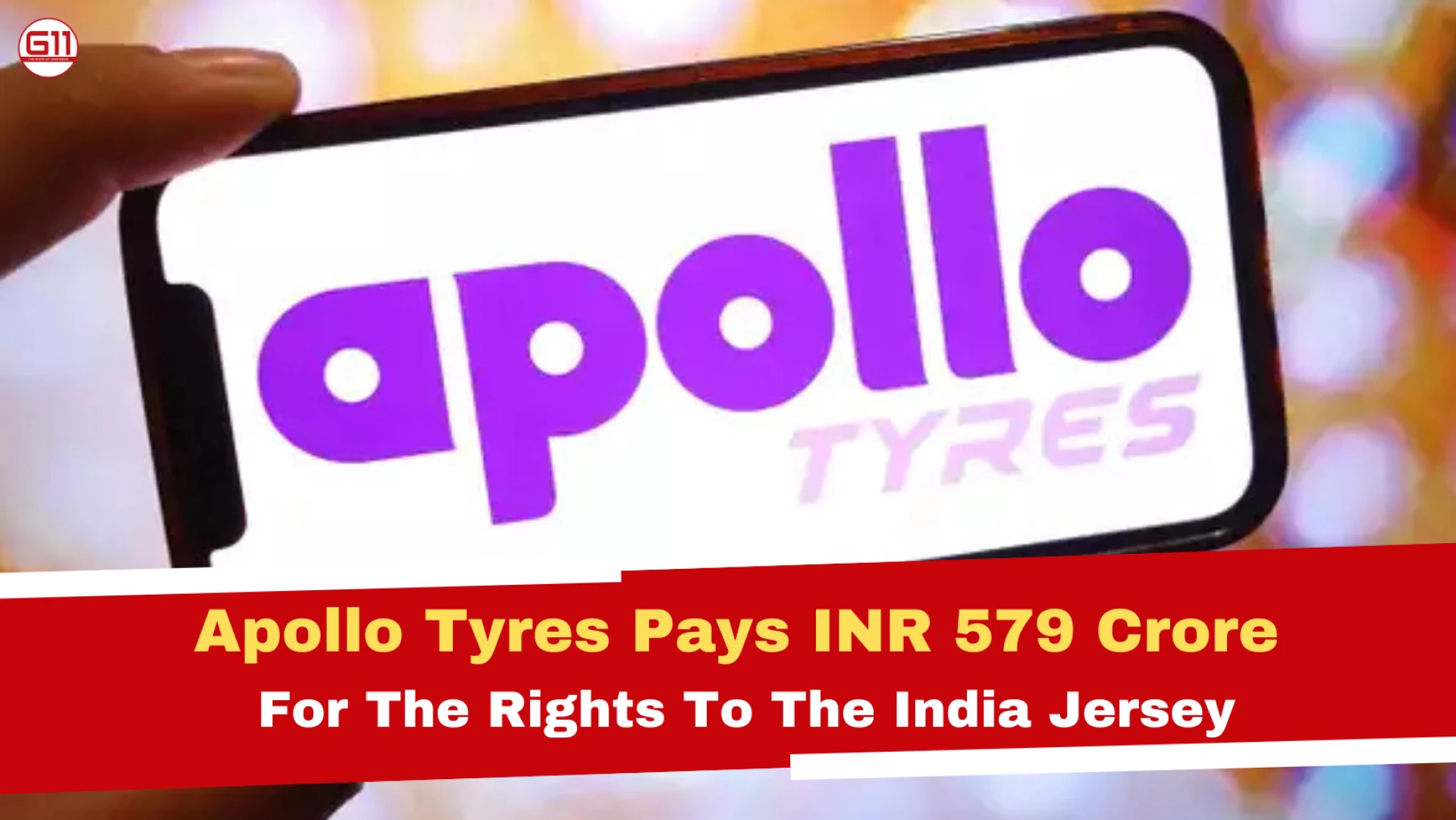 Apollo Tyres Bags India Jersey Rights for ₹579 Cr