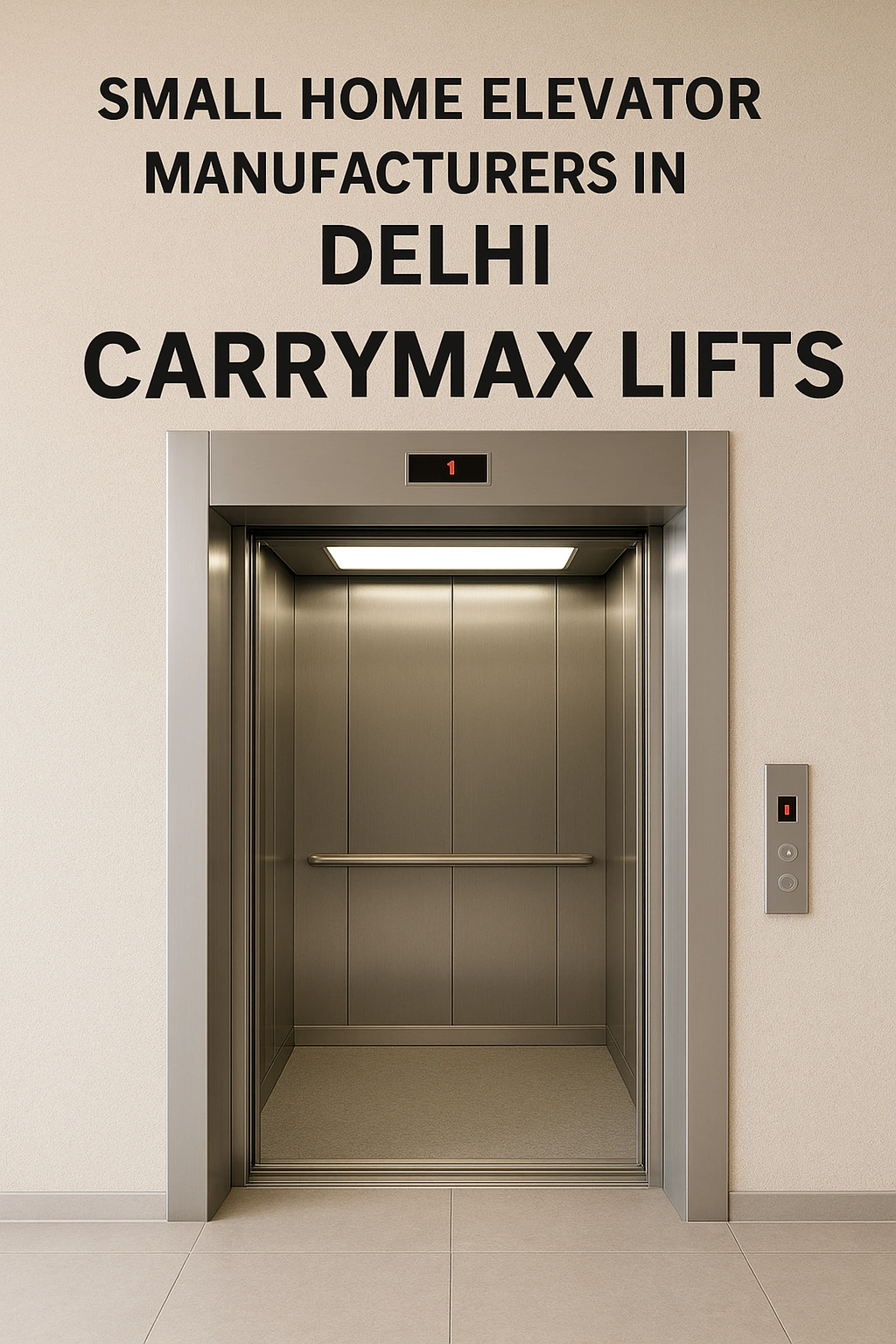 Small Home Elevator Manufacturers in Delhi