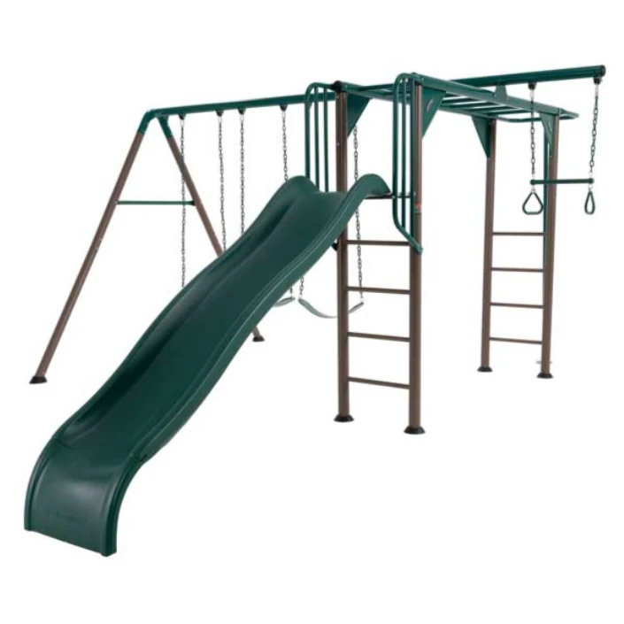Discover the Benefits of a Lifetime Monkey Bar Adventure Swing Set