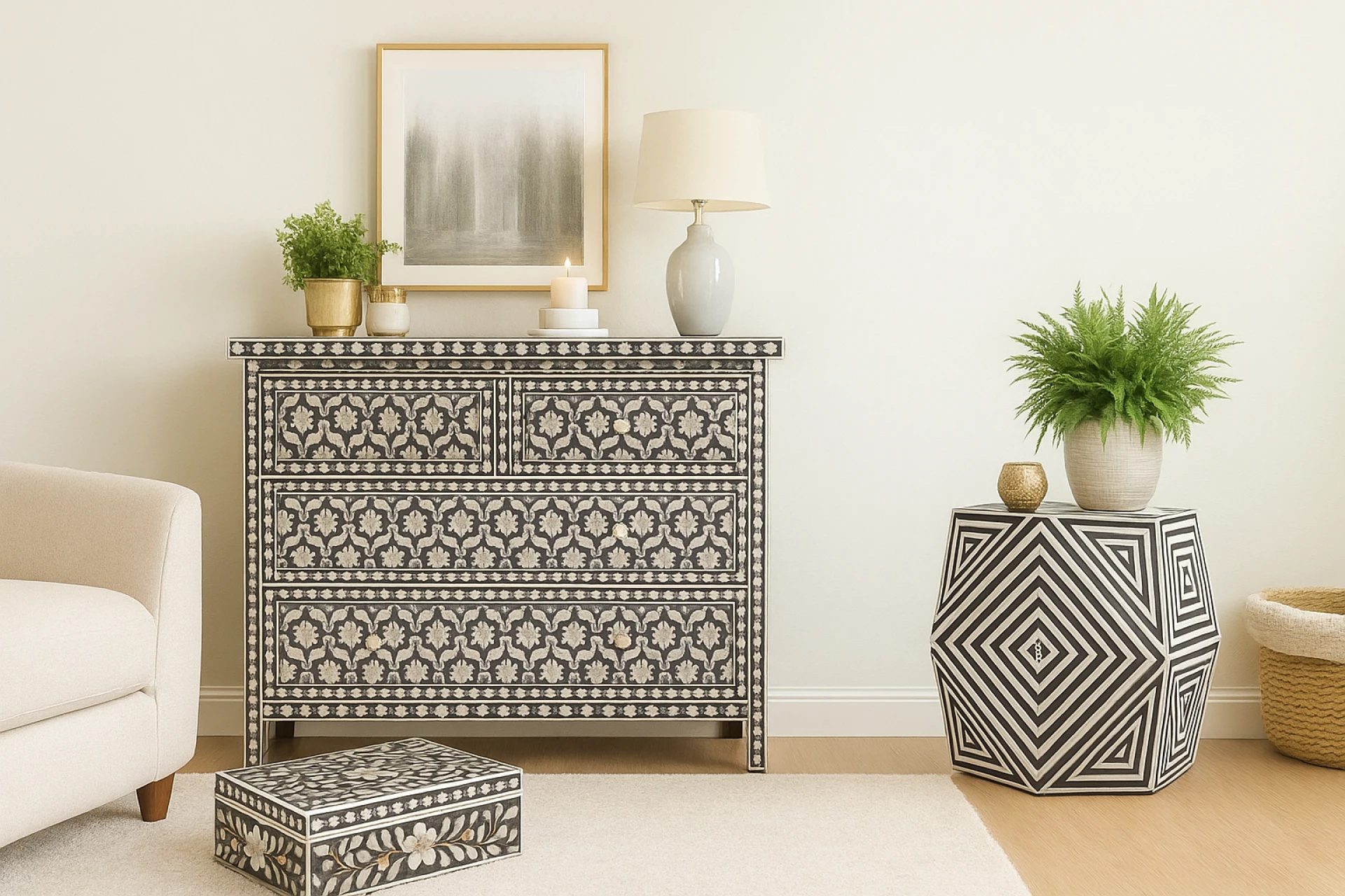 How Does Mother of Pearl Inlay Add Luxury to Your Home Décor?