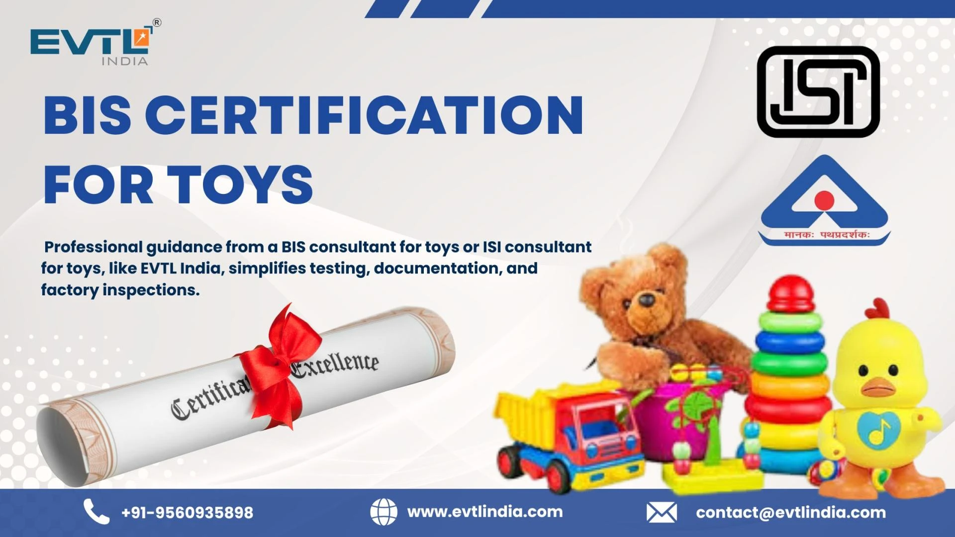 BIS for Toys Made Easy: How EVTL India Helps Manufacturers