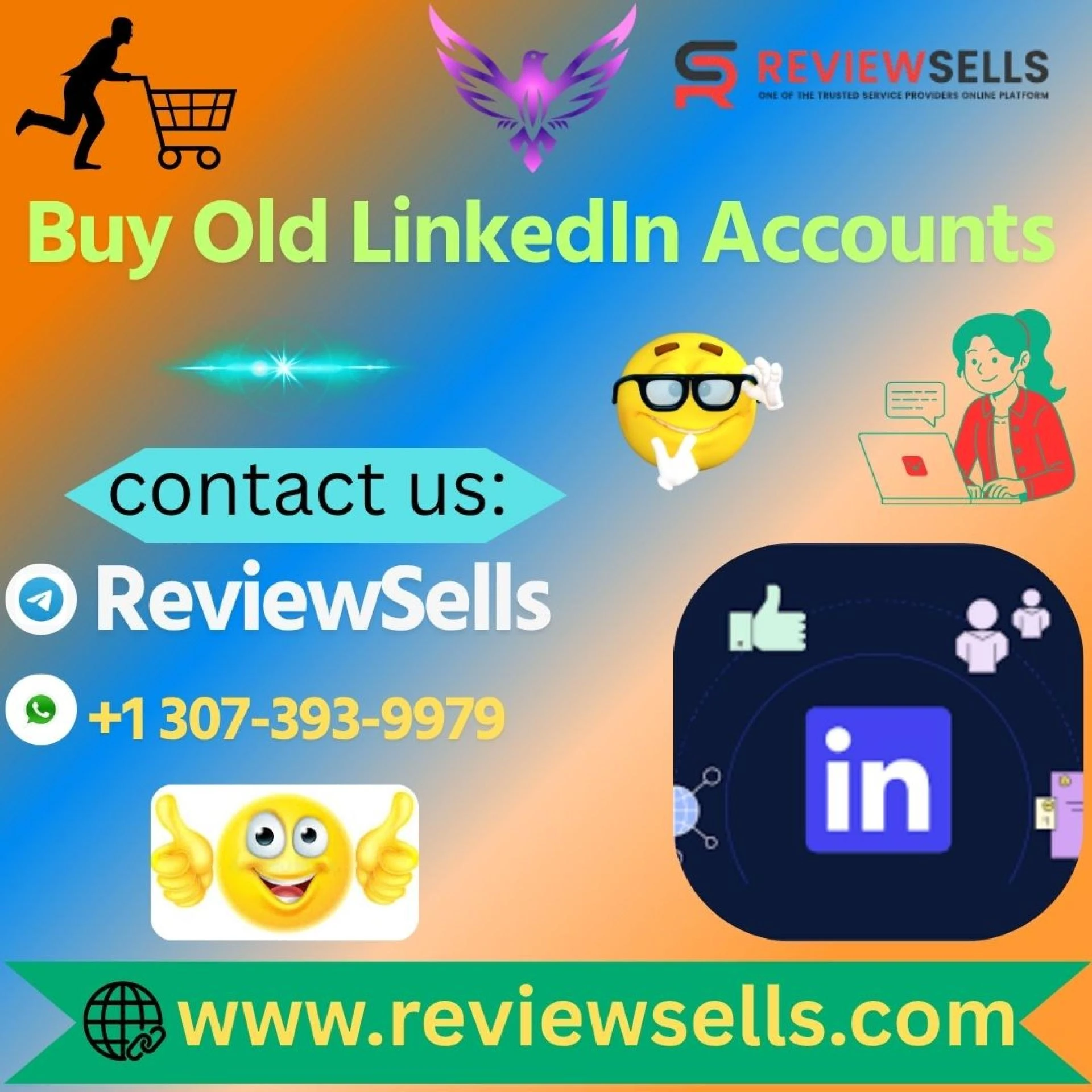 Buy Old LinkedIn Accounts for Growth | ReviewSells