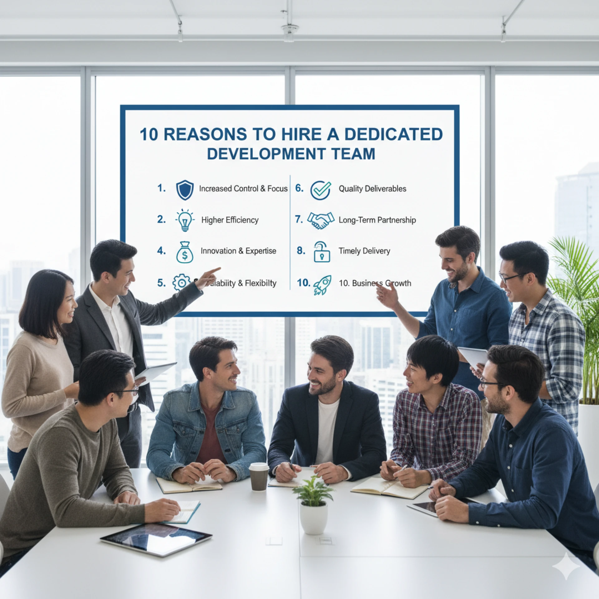 10 Reasons to Hire a Dedicated Development Team for Your Business