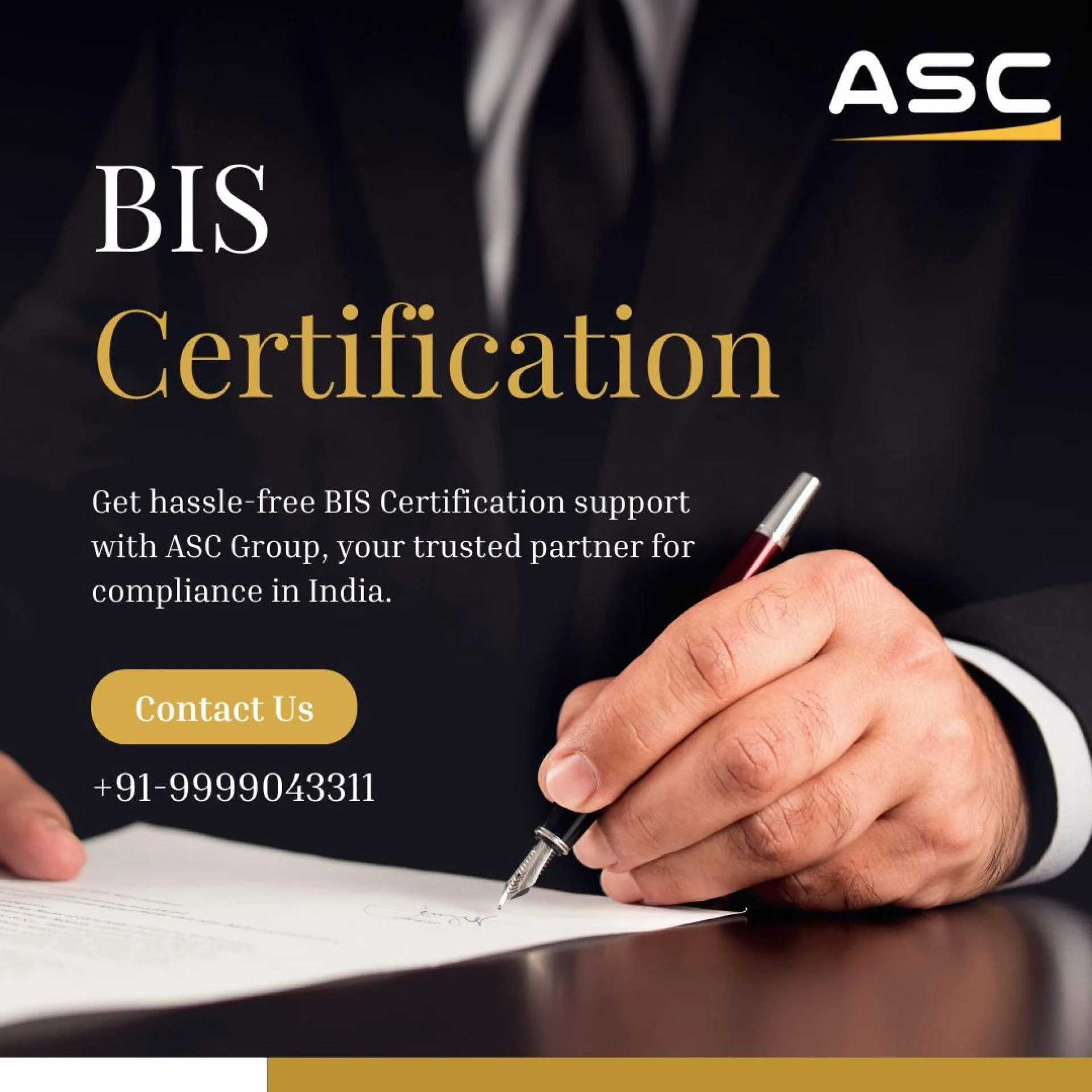 Get Professional BIS Certification Consultancy | ASC Group