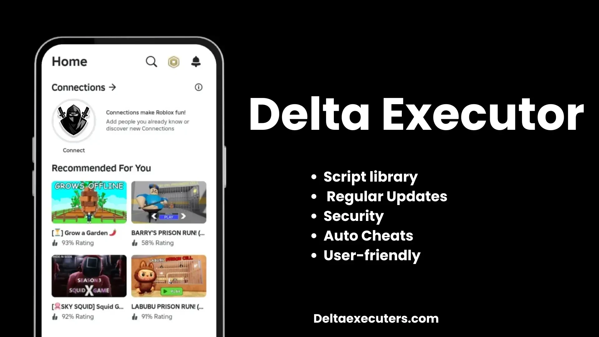 Delta Executor Mod APK Version - Premium Features For 100% Free