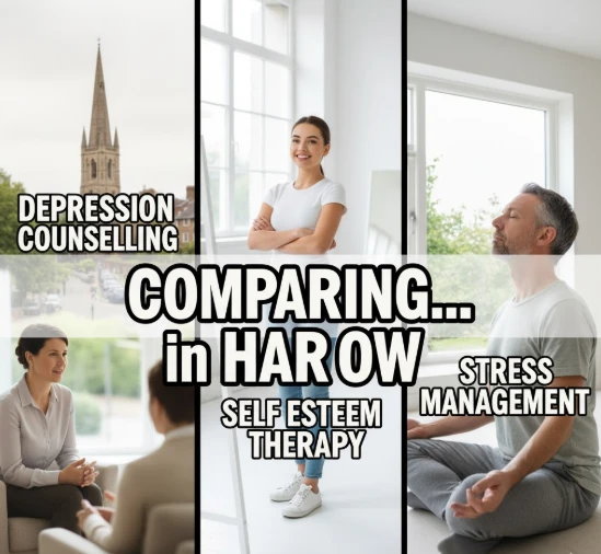 Comparing Depression Counselling, Self Esteem Therapy, and Stress Management in Harrow