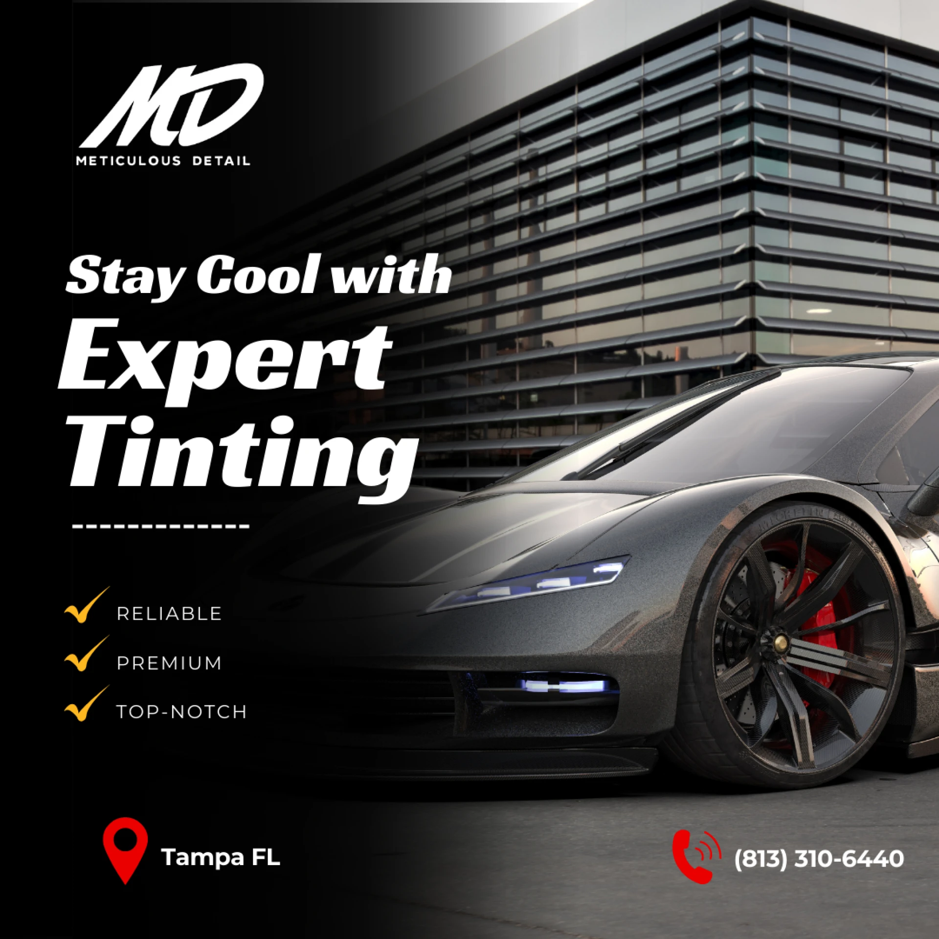 Tampa’s Elite Window Tinting for Luxury & Classic Cars – Perfection by Meticulous Detail