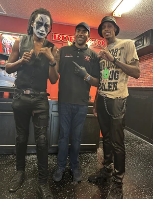 Dominic Smith Most known to others as The Black Bon Jovi aka The Cancer Killa Attends Community Event at Buffalo Boss Orlando, Celebrates New Single