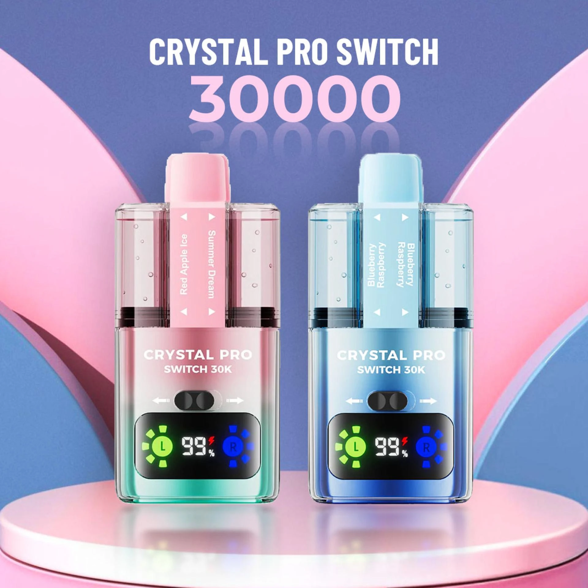 Crystal Pro Switch 30k Vape Kit – Power, Performance, and Perfection