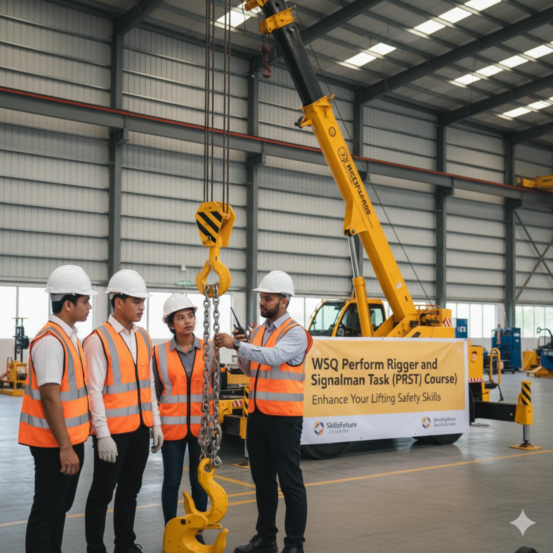 WSQ Perform Rigger and Signalman Task (PRST) Course in Singapore - Enhance Your Lifting Safety Skills
