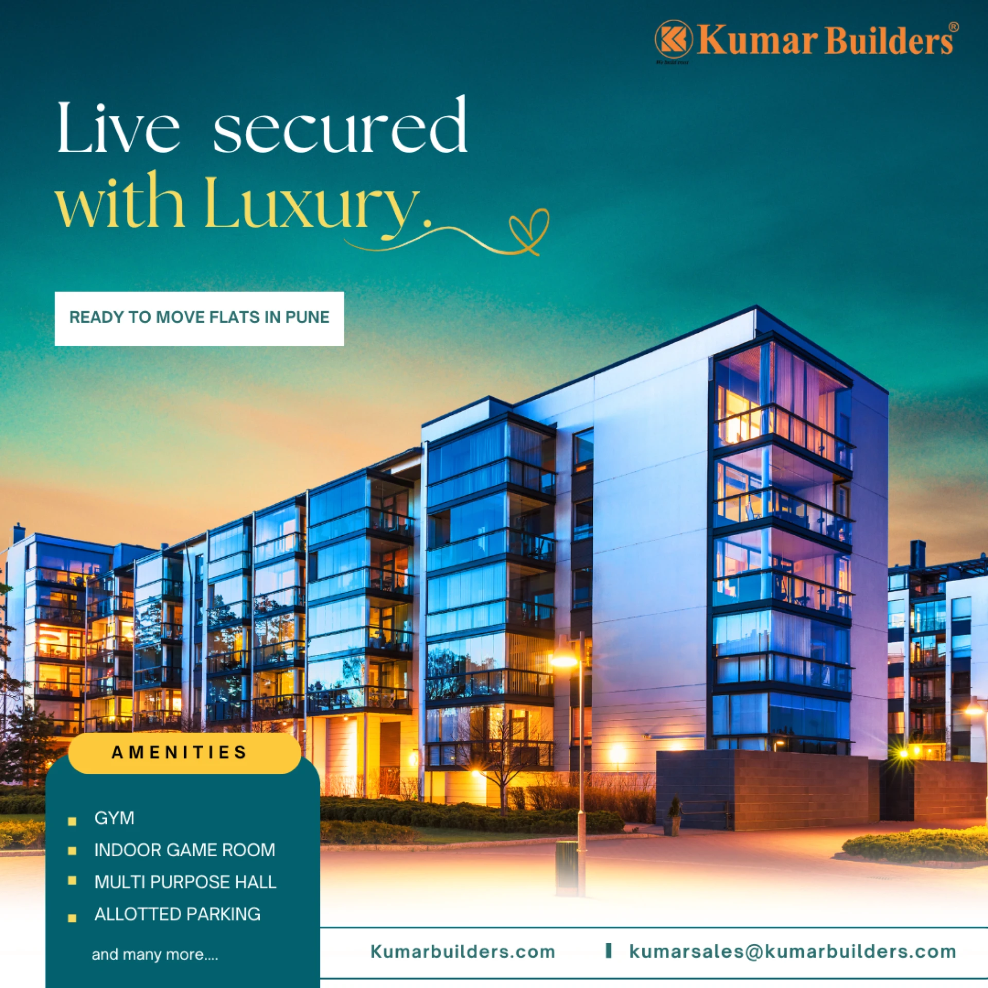  Ready Possession Flats in Pune – Why Kumar Builders Stand Out