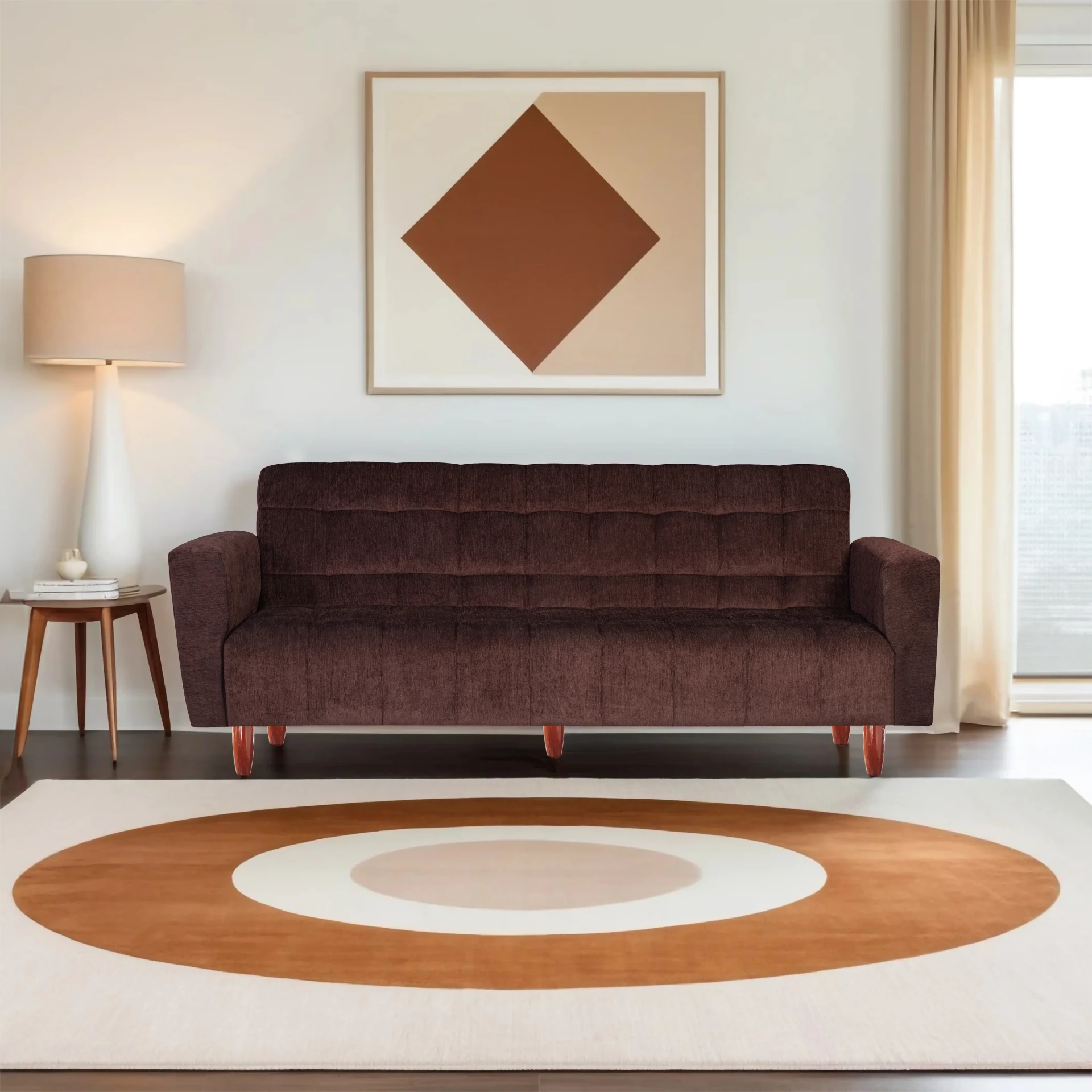 Transform Your Living Room with a Trendy Three Seater Sofa Cum Bed 
