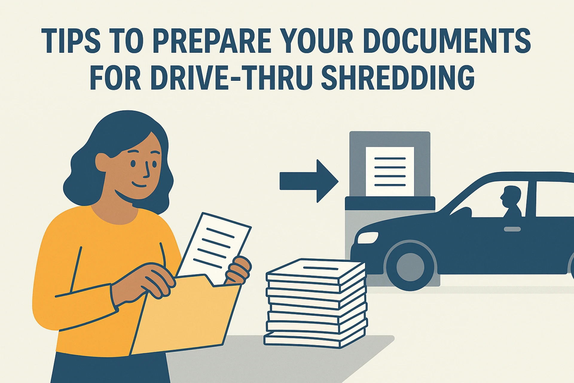 Tips to Prepare Your Documents for Drive-Thru Shredding