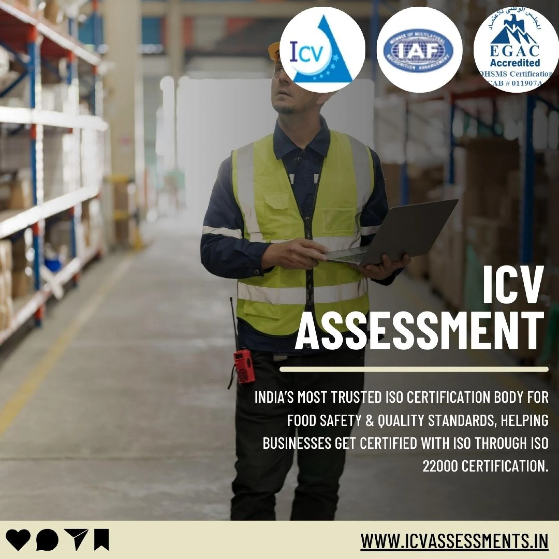 Empowering Global Food Safety and Business Excellence with ISO 22000 Certification – Why ICV Assessments Pvt. Ltd. is India’s Trusted ISO Partner