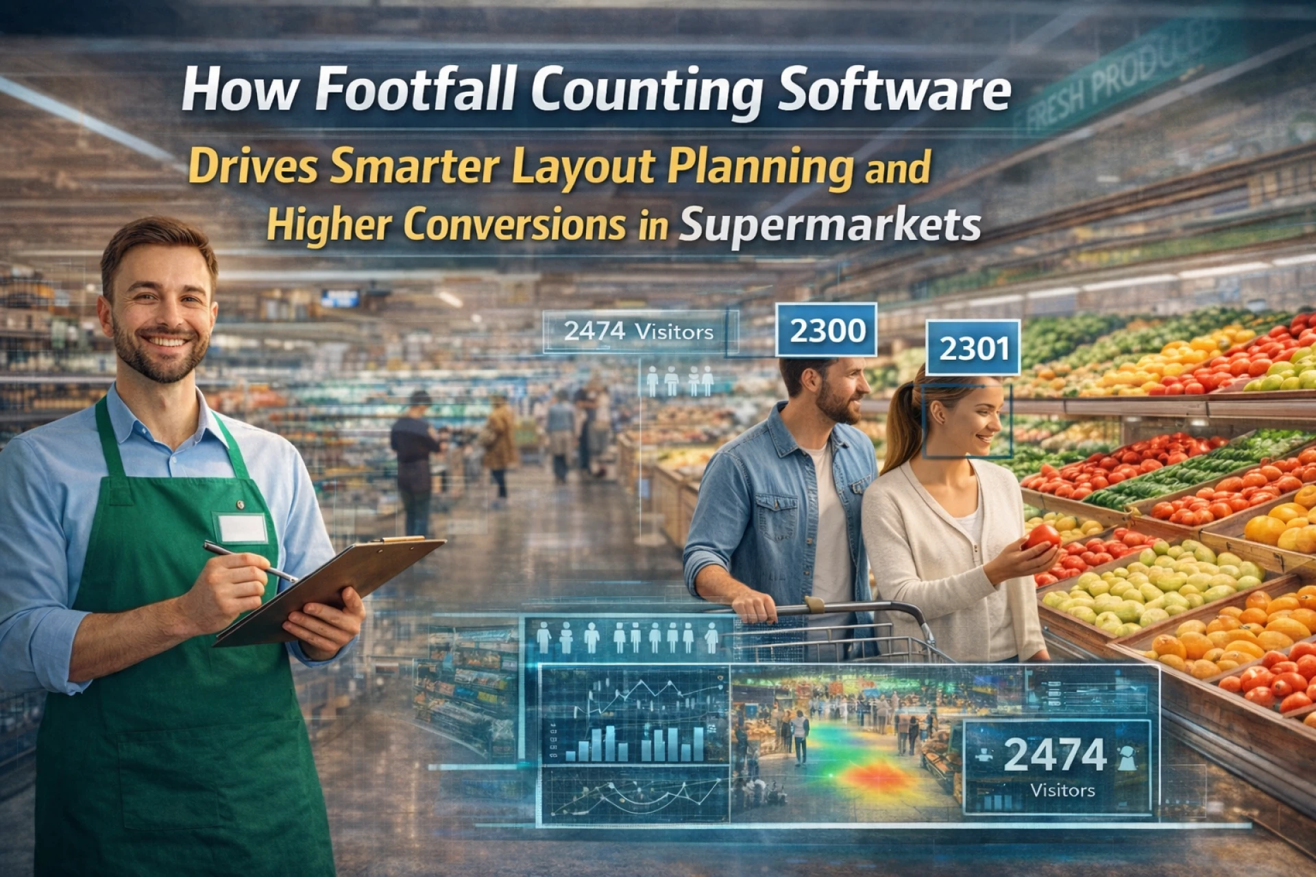 How Footfall Counting Software Drives Smarter Layout Planning and Higher Conversions in Supermarkets