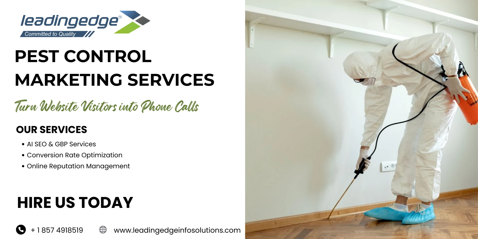 Pest Control Marketing Services: Turn Website Visitors into Phone Calls