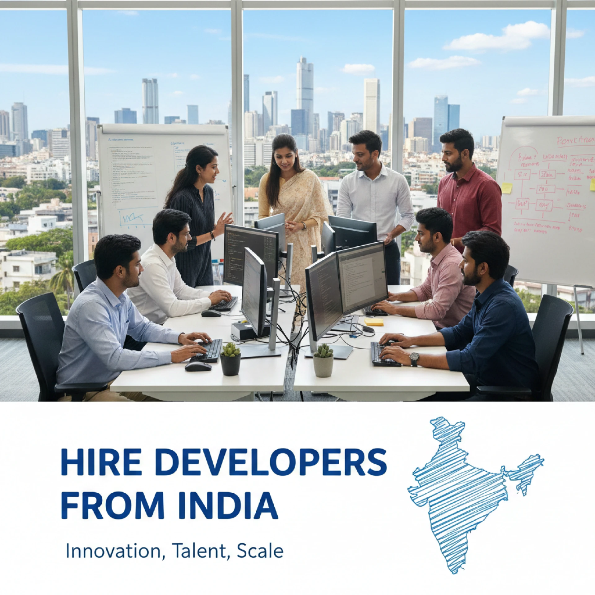 Hire Developers from India to Build Reliable, Scalable, and Budget-Friendly Tech Teams