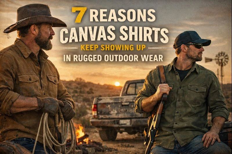 7 Reasons Canvas Shirts Keep Showing Up in Rugged Outdoor Wear
