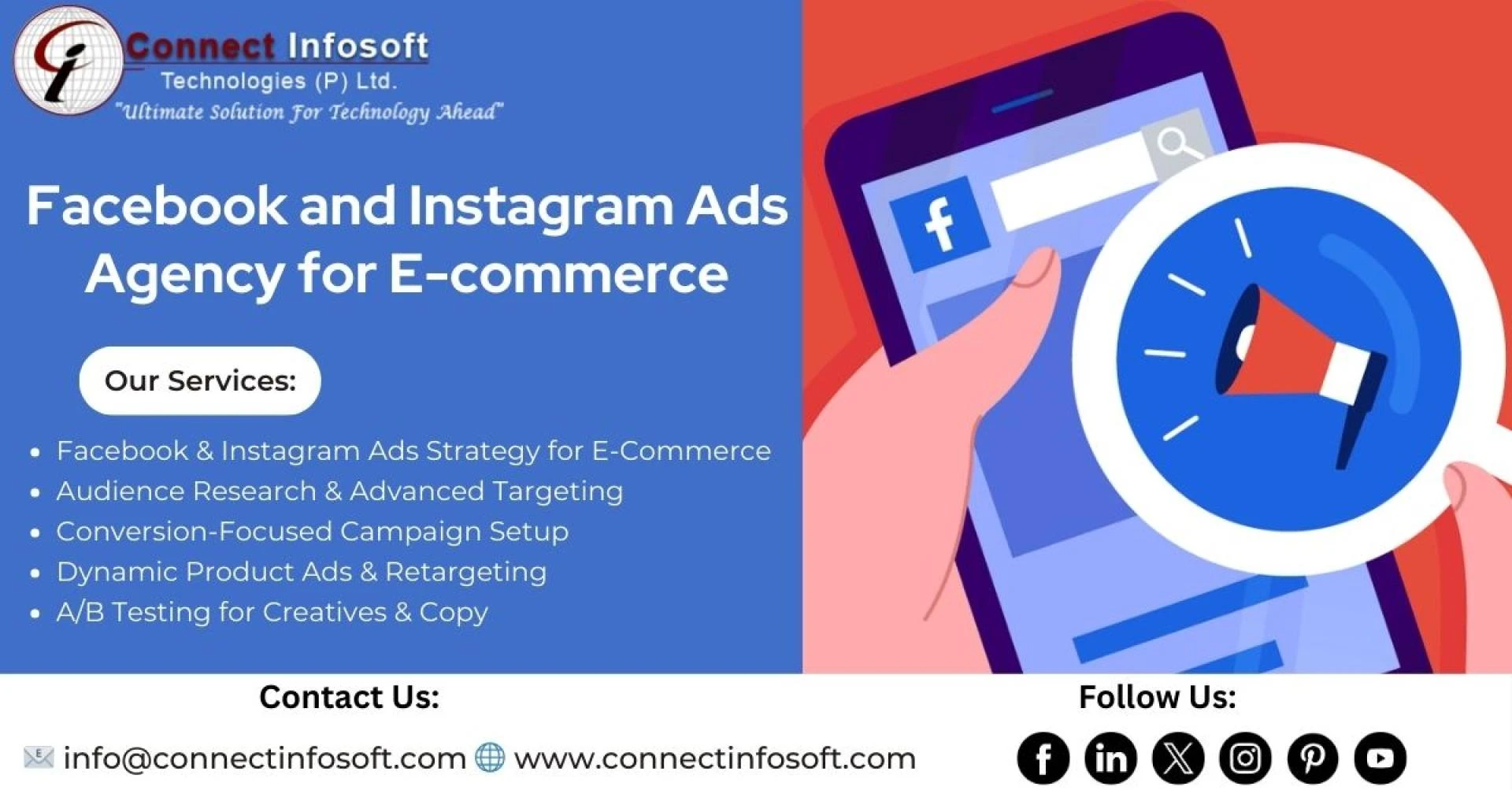 Facebook and Instagram Ads Agency for E-Commerce: A Complete Growth Guide - Connect Infosoft