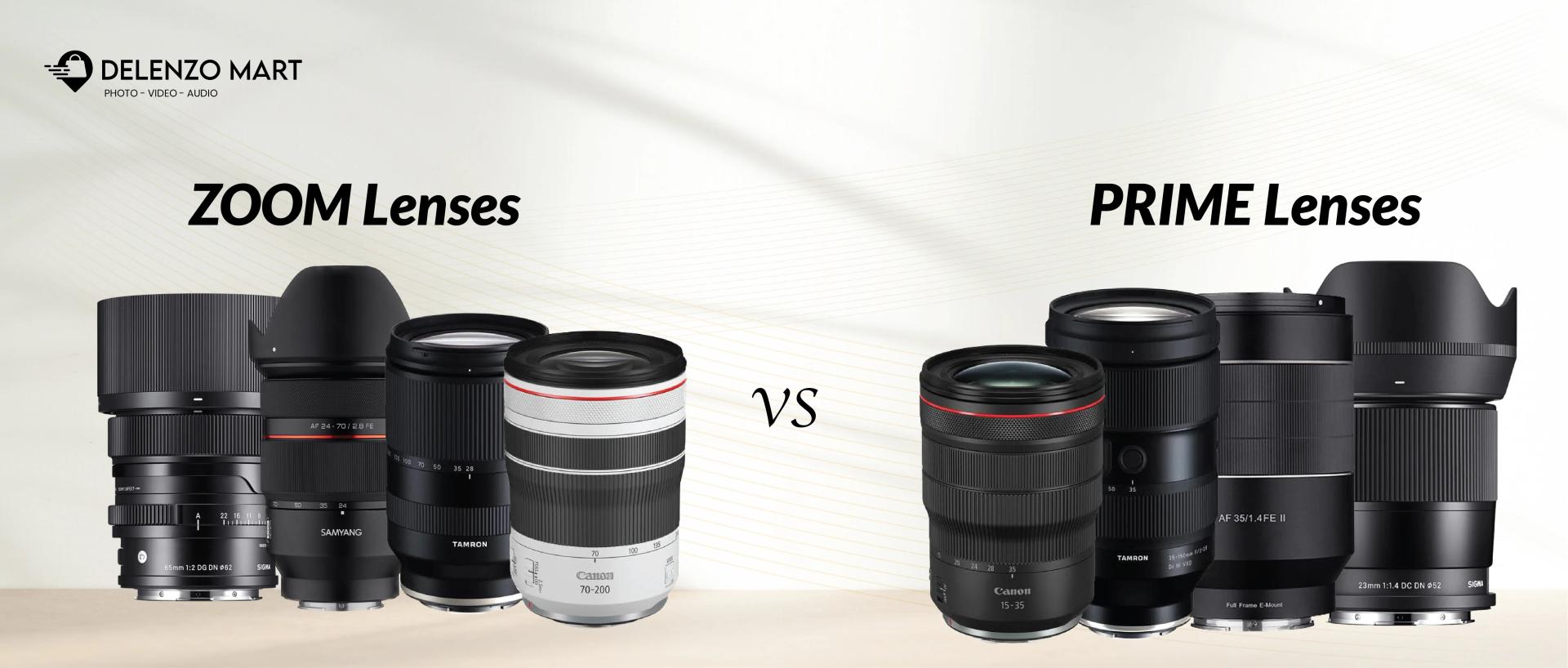 Prime Lenses vs Zoom Lenses: What Should You Choose for Your Photography Journey?