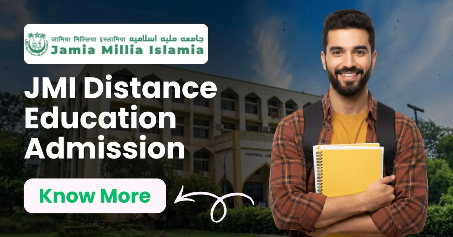 Jamia Millia Islamia Distance Education Admission 2026
