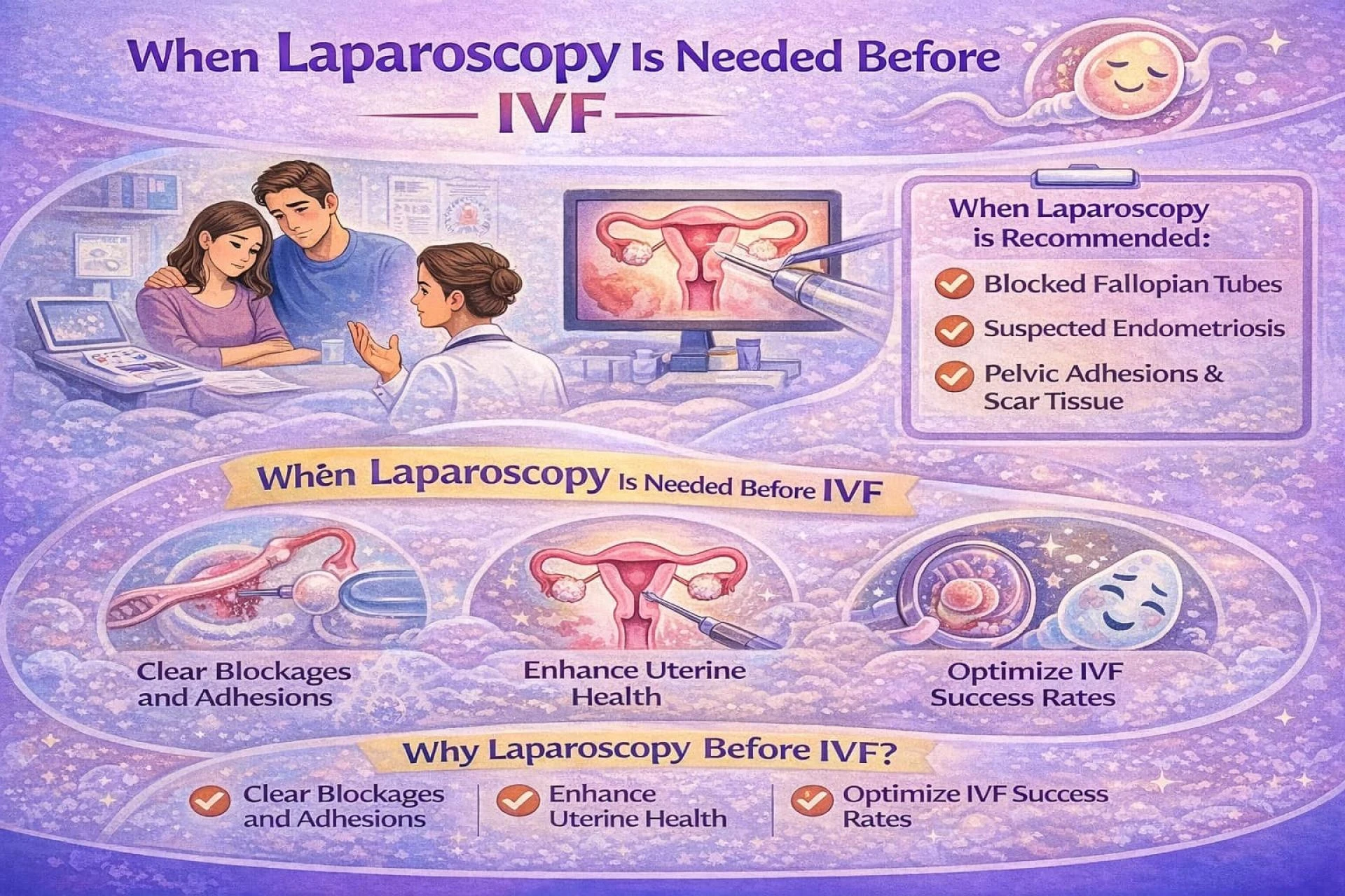When Laparoscopy Is Needed Before IVF