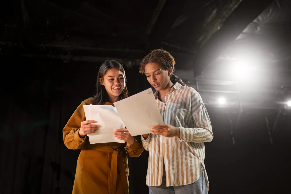 Exploring Mythological Roles in Indian Theatre Classes