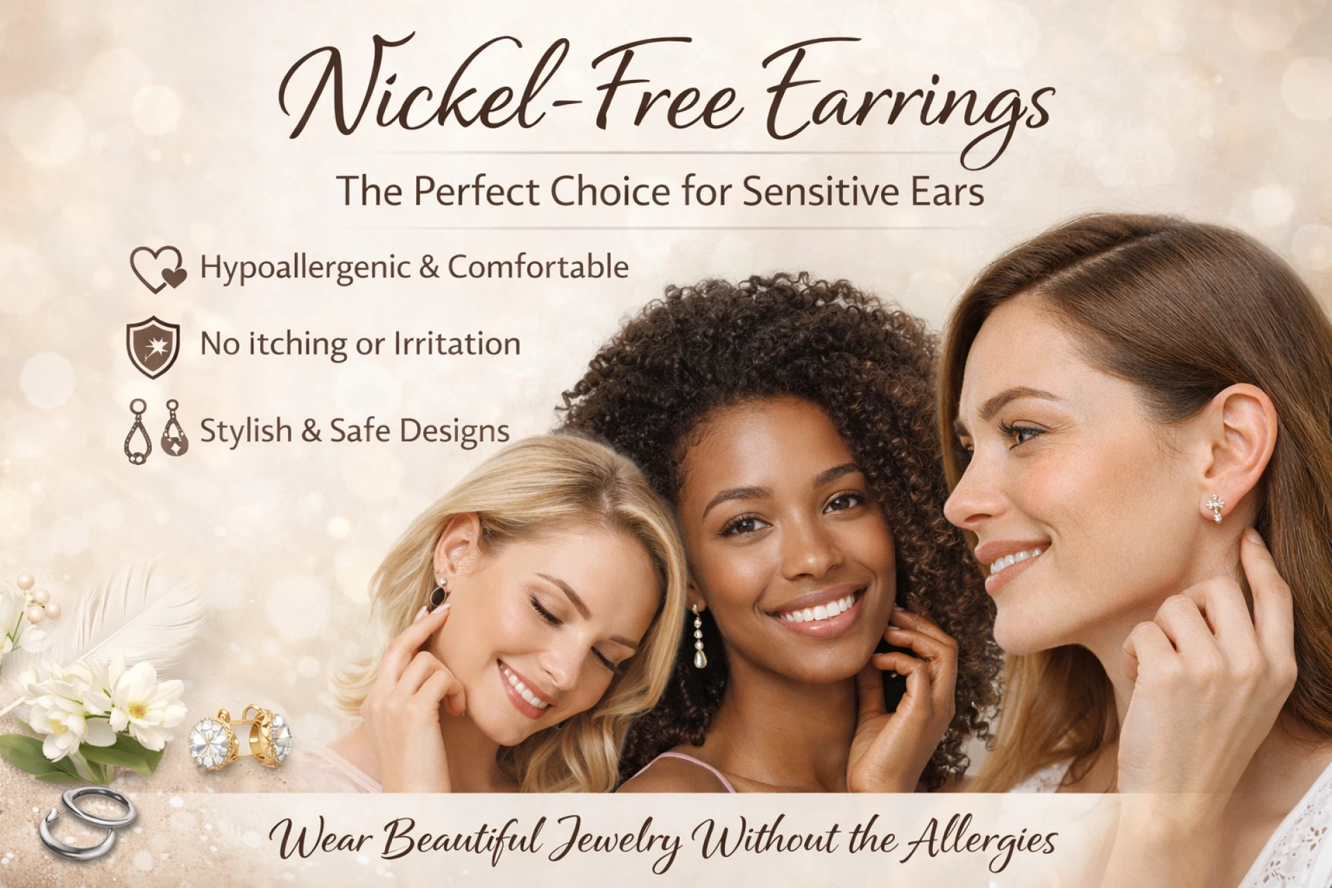 Nickel-Free Earrings: The Perfect Choice for Sensitive Ears