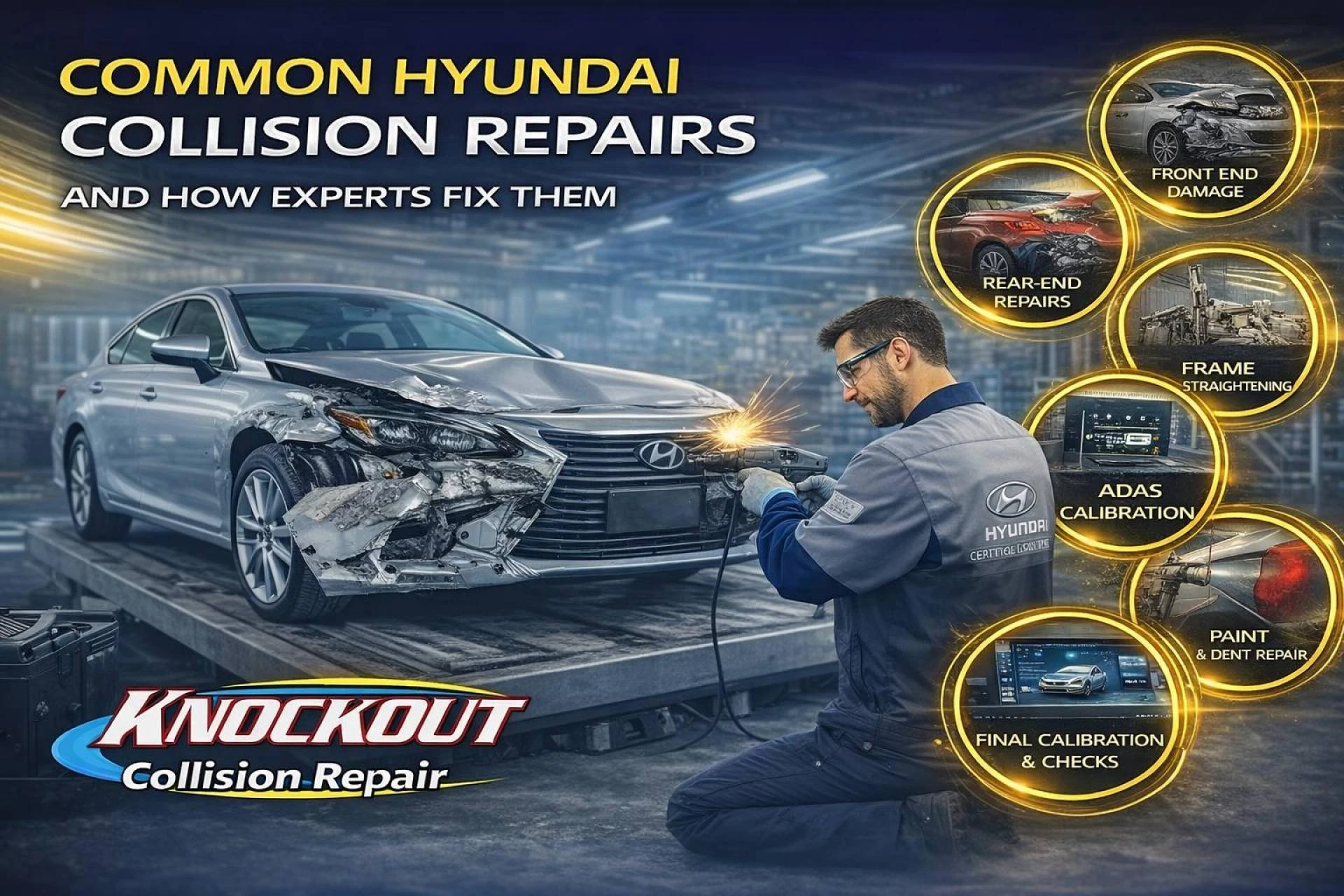 Common Hyundai Collision Repairs and How Experts Fix Them
