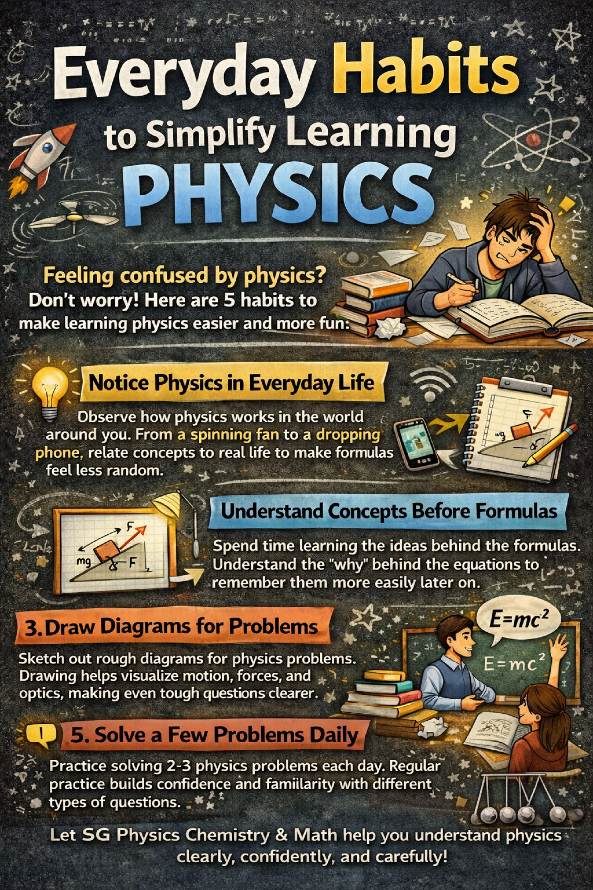 5 Everyday Habits to Simplify Learning Physics