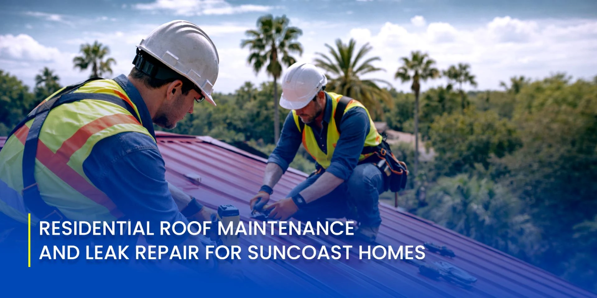 Residential Roof Maintenance and Leak Repair: Keeping Suncoast Homes Safe and Efficient