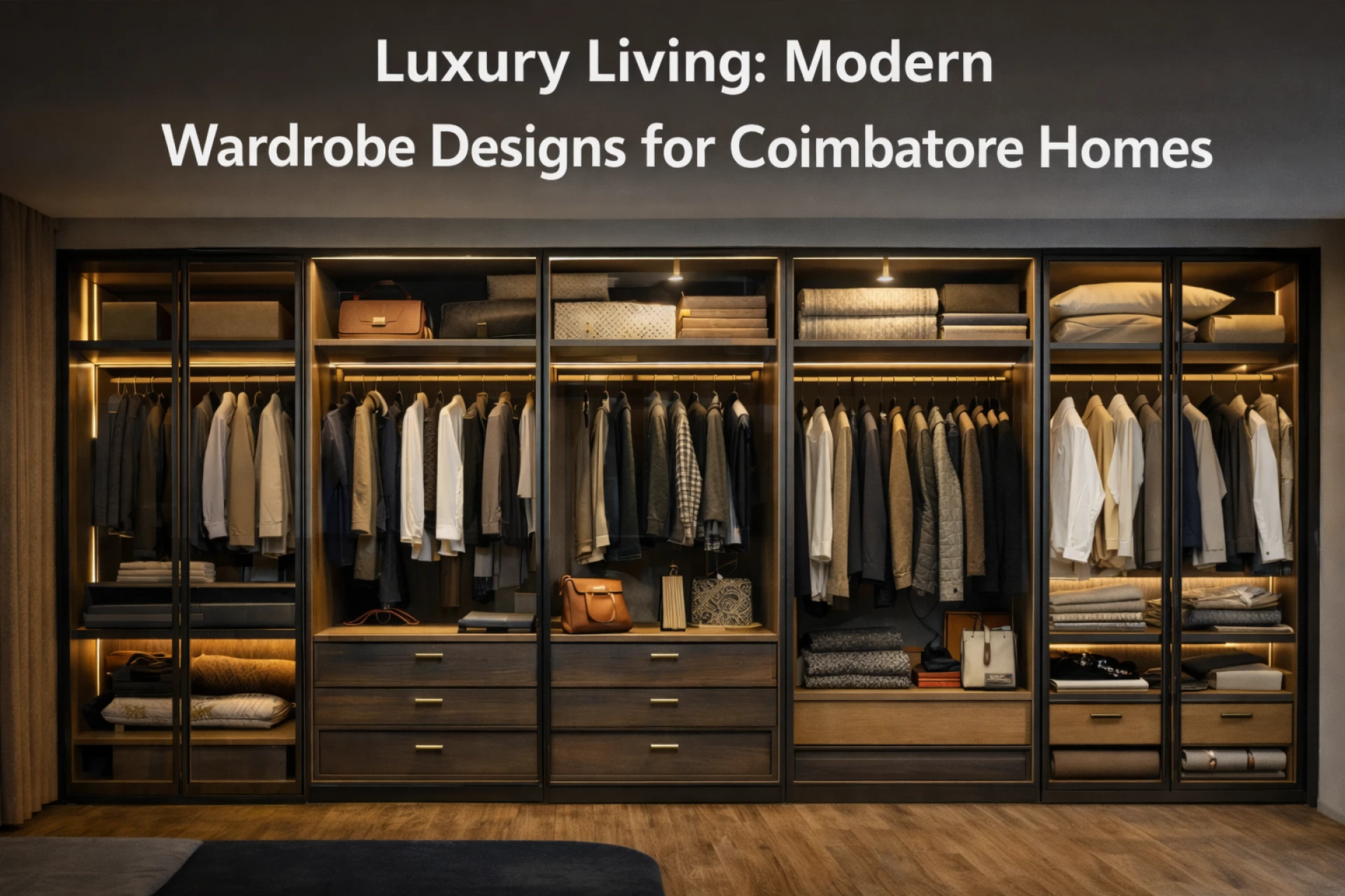 Luxury Living: Modern Wardrobe Designs for Coimbatore Homes